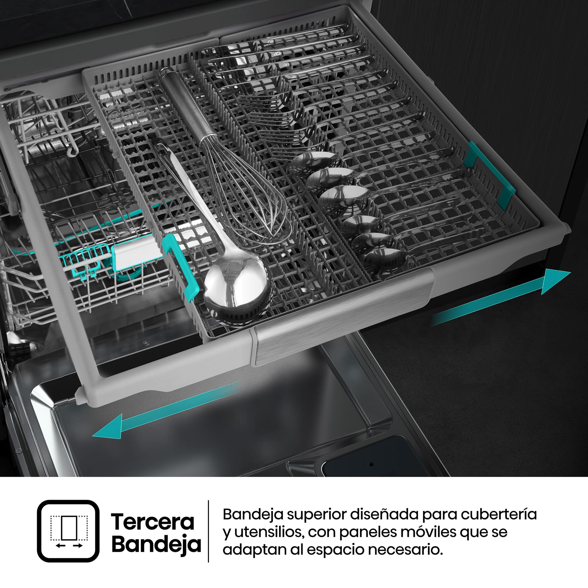 Hisense - HS693A90ADBX – Lavavajillas 60Cm De Libre Instalación, Clase A, Capacidad 16 Serv., Color Inox