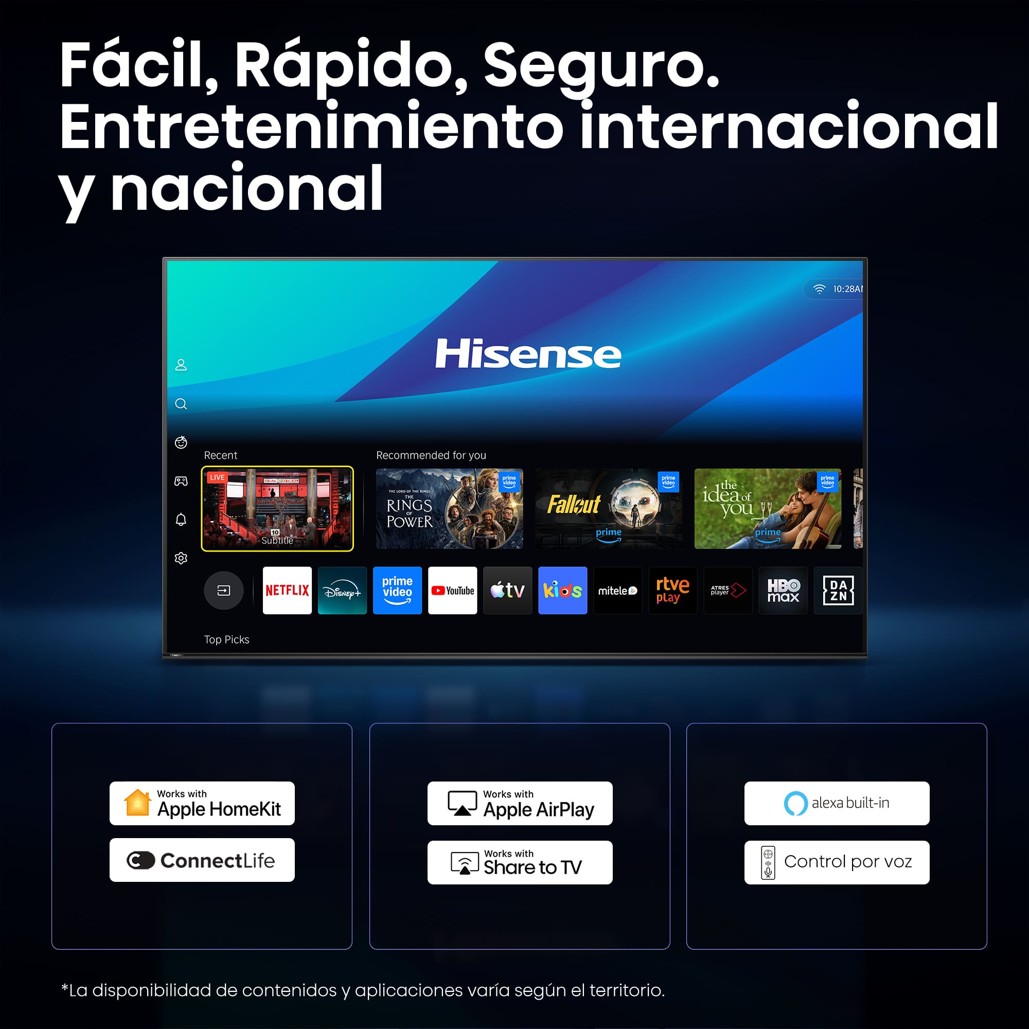 Hisense - Serie E8 MiniLED TV Hisense 55E8S