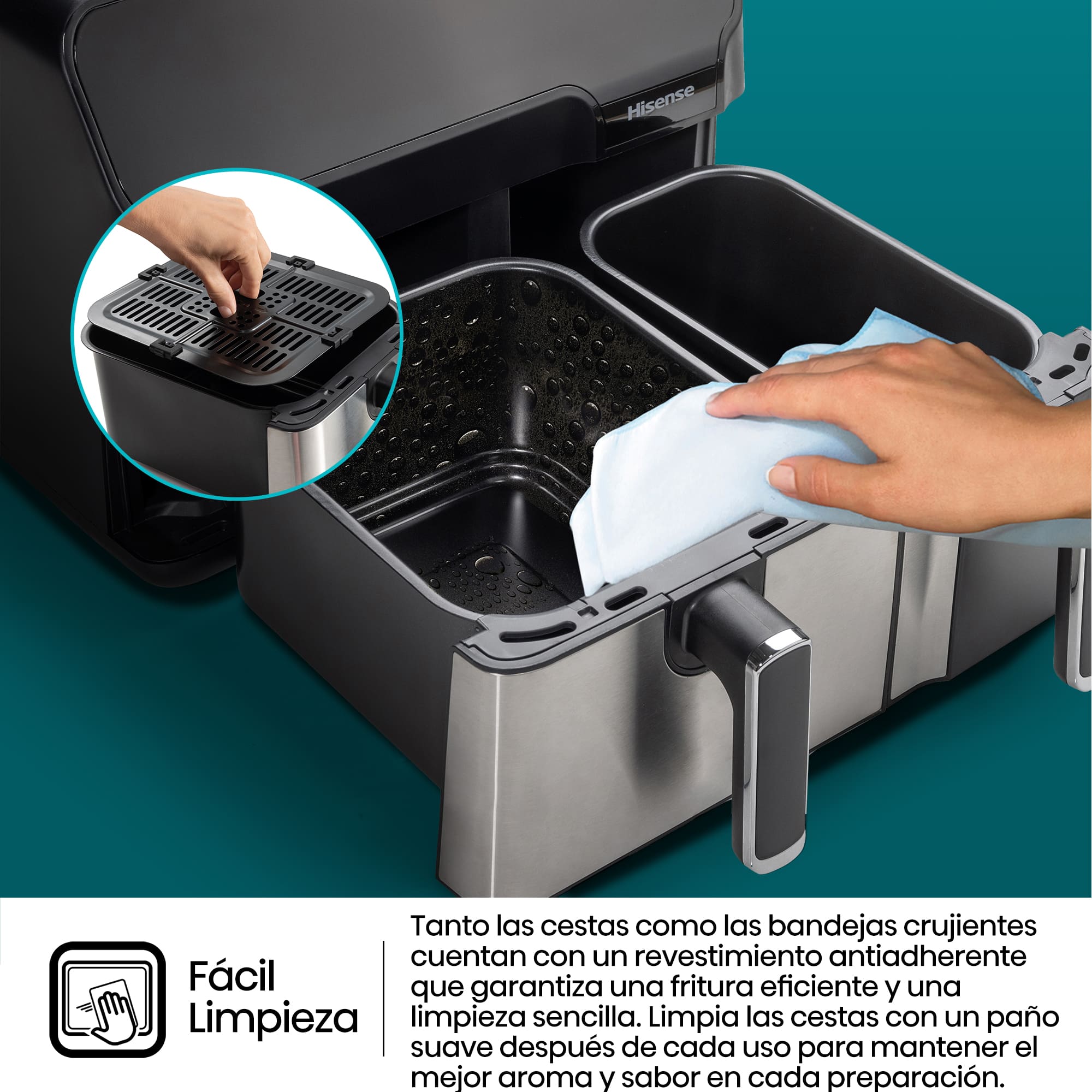 Hisense - Freidora de Aire Hisense HAF2900D