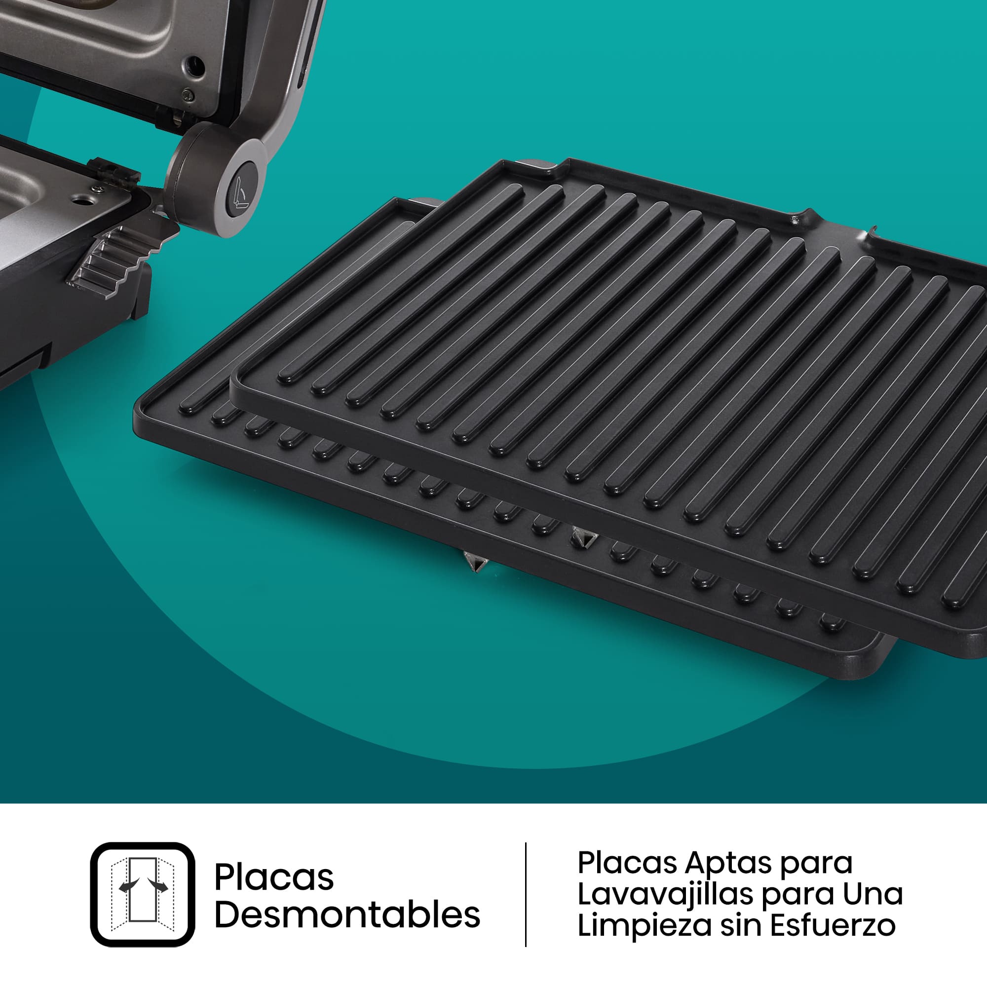 Hisense - Hisense HCG2000XXL Contact Grill XXL 2000 W