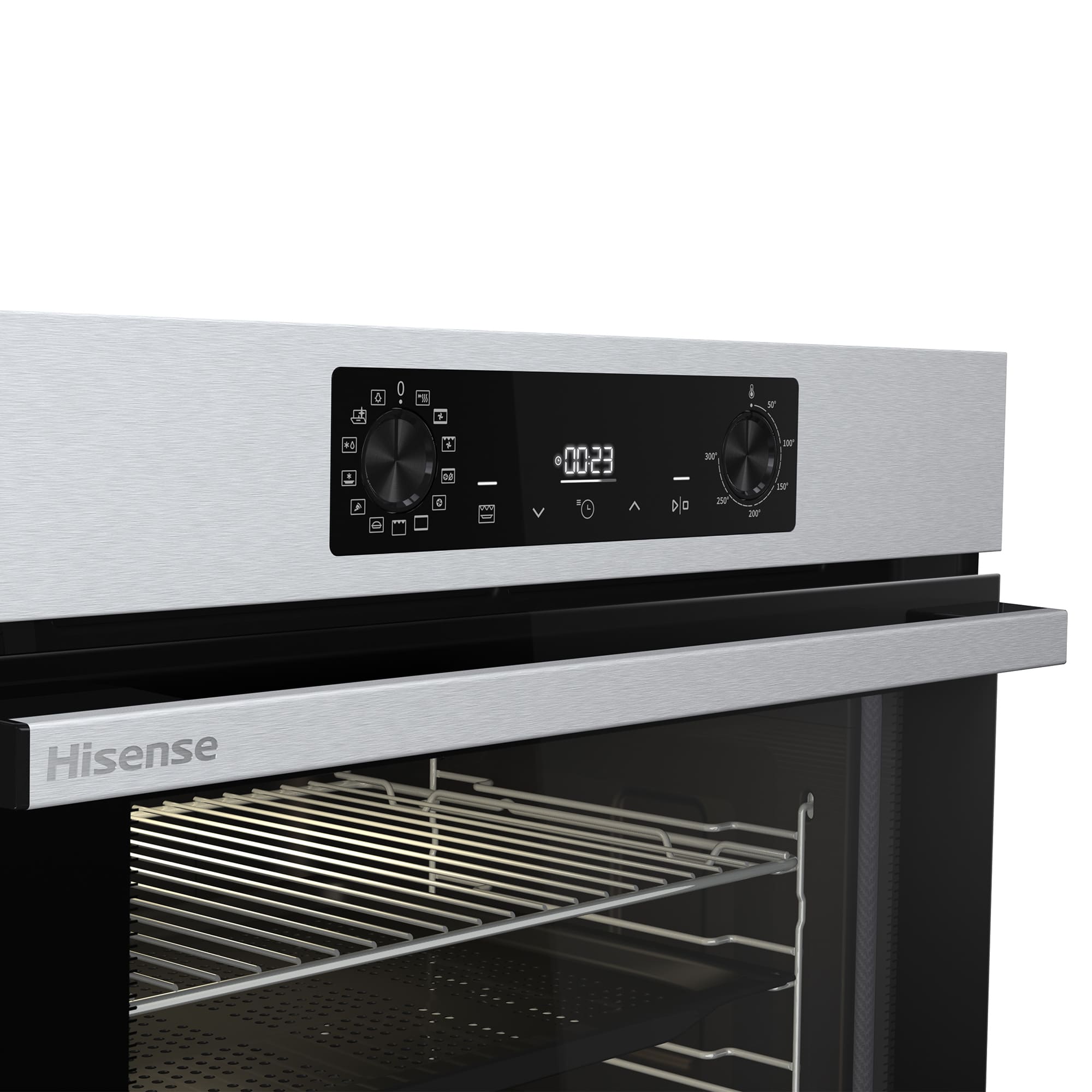 Hisense - BI64223EPX – Horno Pirolítico, Clase A++, Capacidad 78L, Color Inox