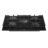 Gas GG773B – Placa Gas, 5 Zonas, Potencia 1000W, Color Cristal Negro