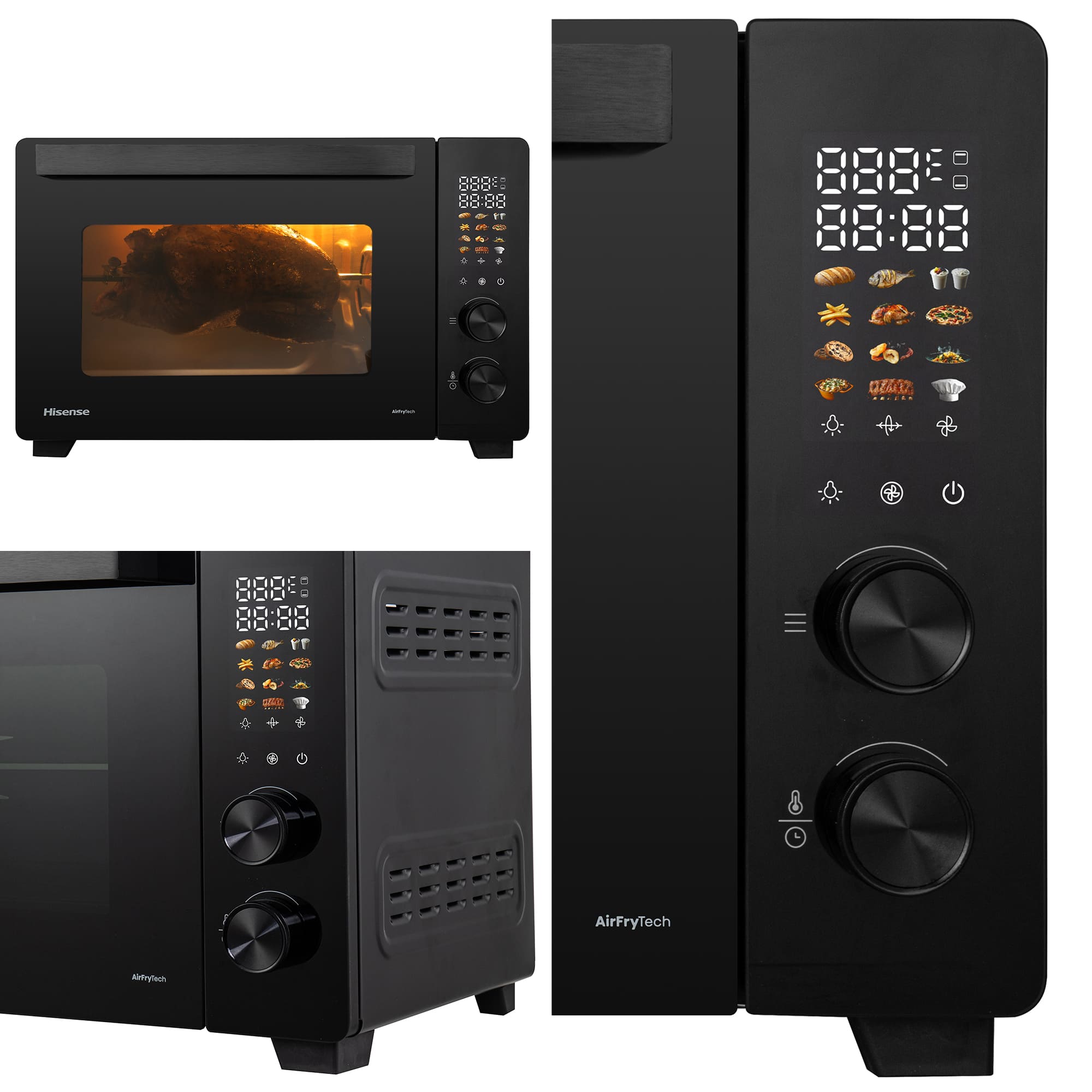 Hisense - Mini Horno Air Fryer Hisense HOM30AF