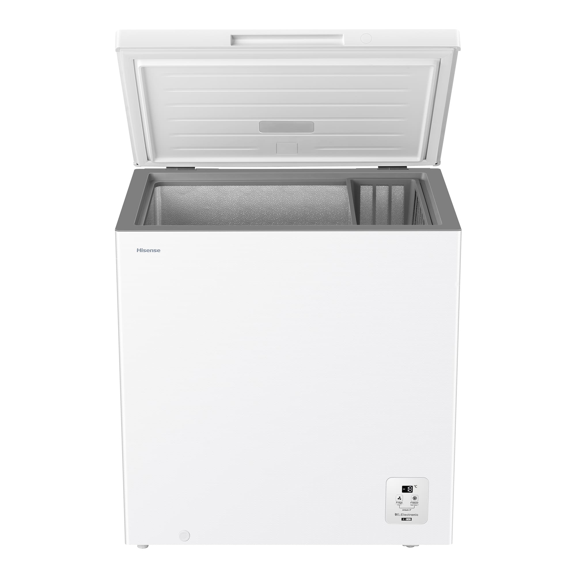 Hisense - FT200N1AWDL – Arcón Congelador, Clase D, Capacidad 198L, Color Blanco