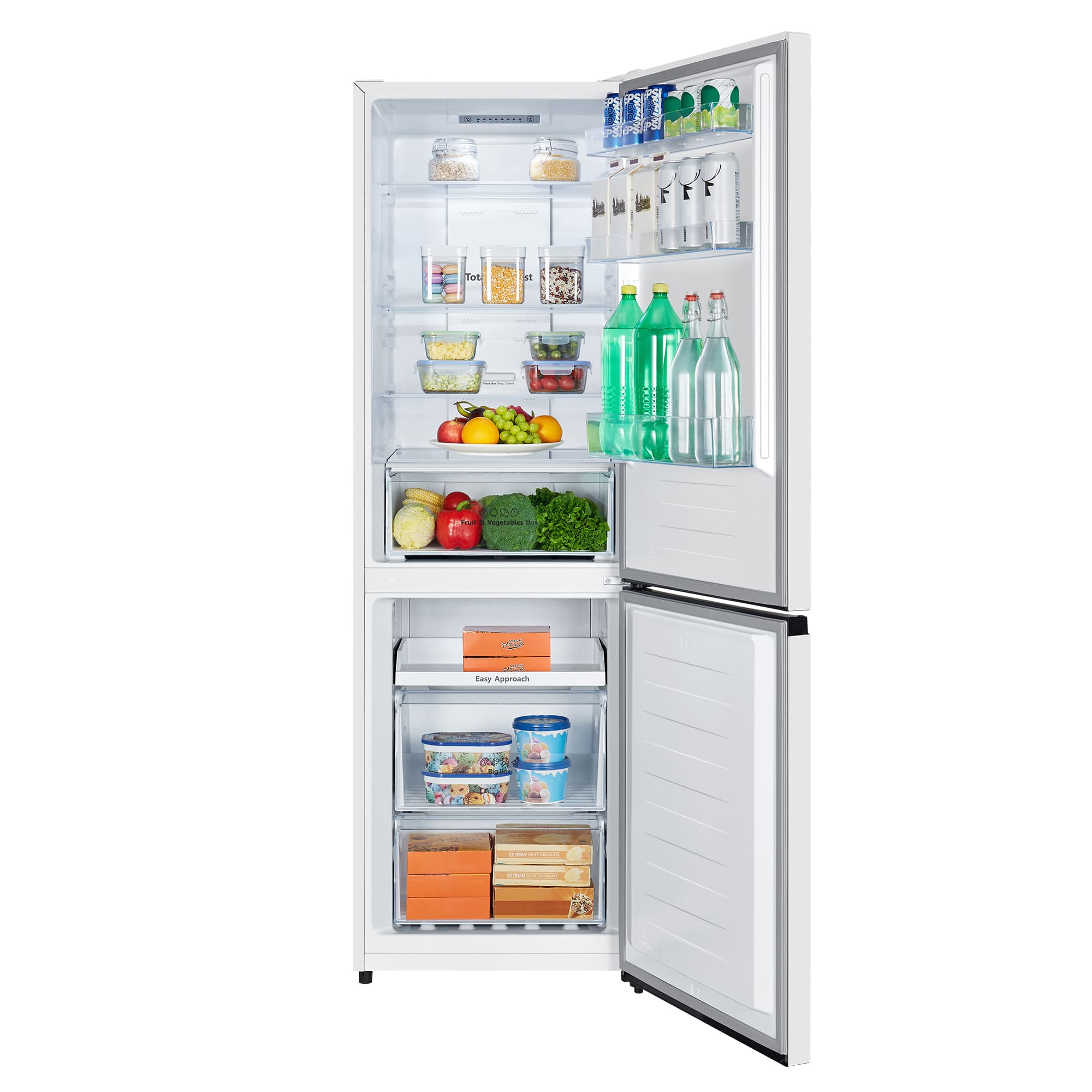Hisense - RB300N3EWD – Frigorífico Combi 2 Puertas De Libre Instalación, Clase D, Capacidad 304L, Color Blanco