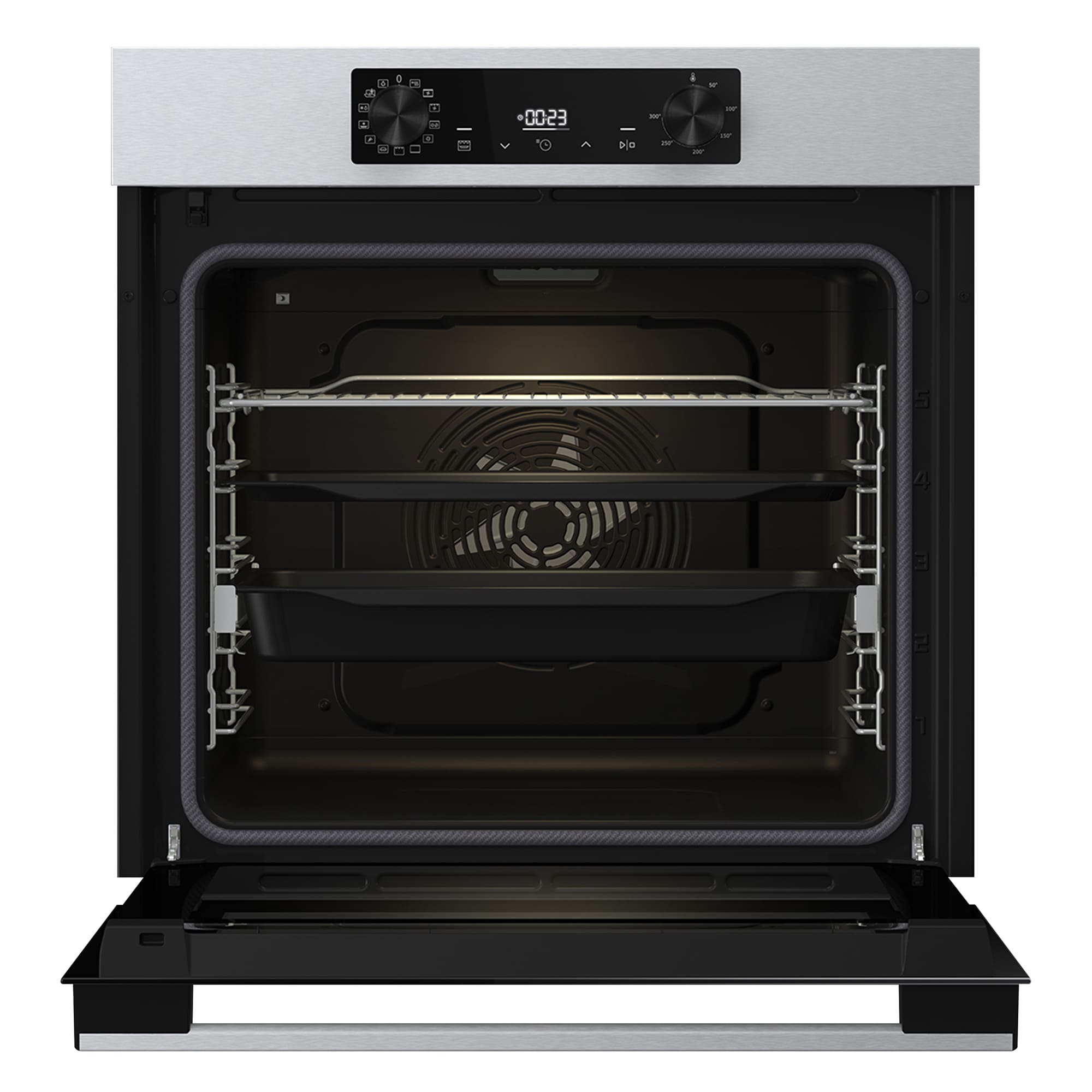 Hisense - BI64216EPX – Horno Pirolítico, Clase A++, Capacidad 78L, Color Inox