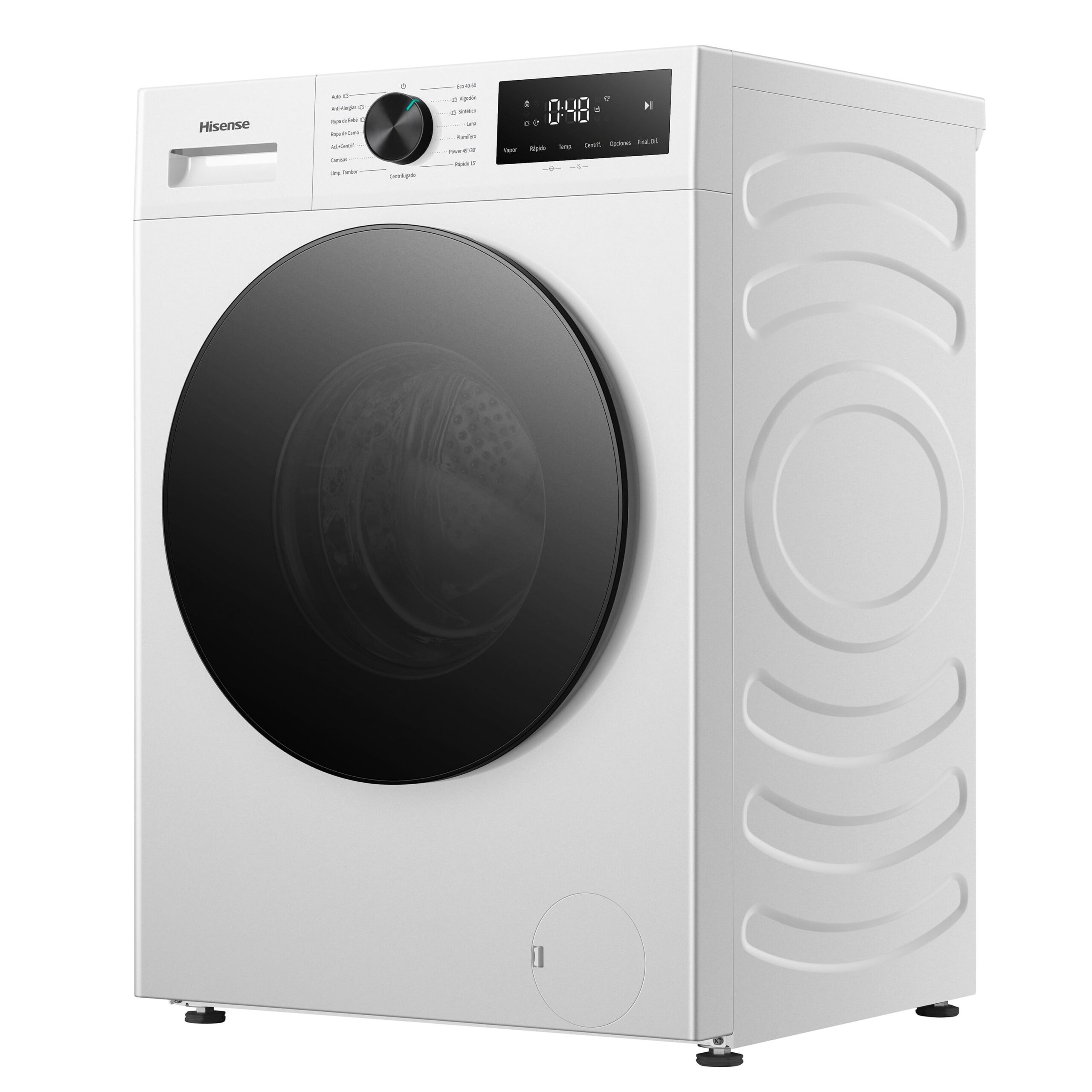 Hisense - WF1I9042BWP2 – Lavadora De Libre Instalación, Clase A, 9 Kg, 1400 rpm, Blanco