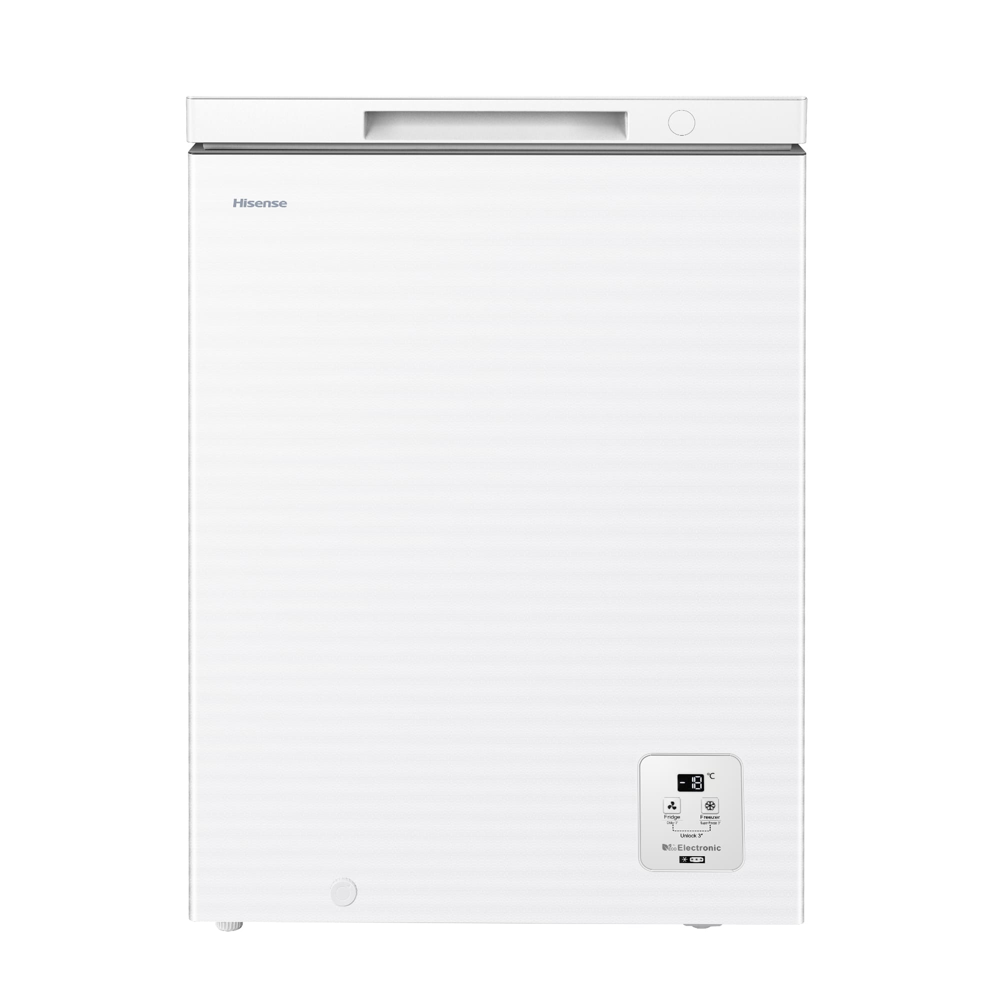 Hisense - FT100N1AWDL – Arcón Congelador, Clase D, Capacidad 97L, Color Blanco