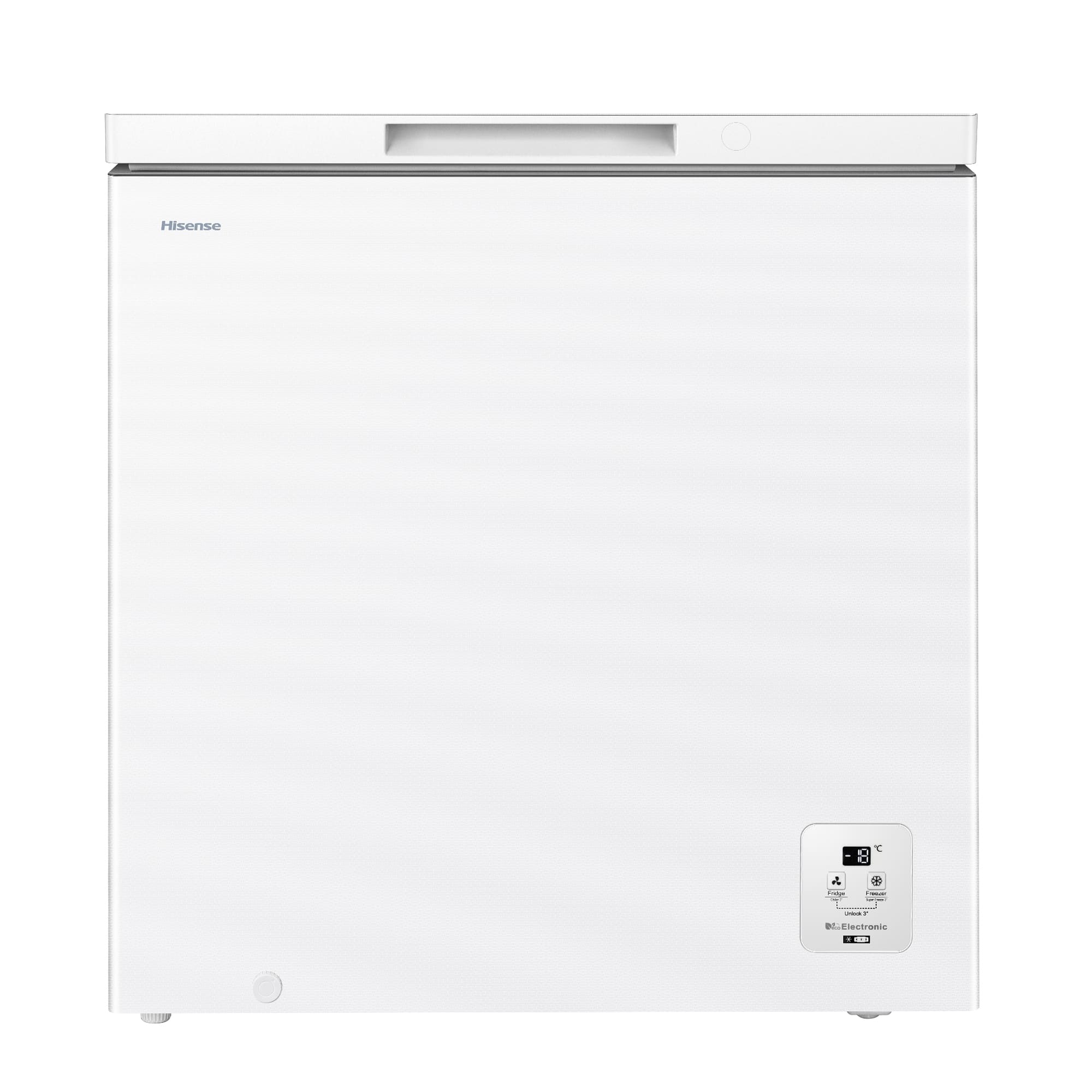 Hisense - FT200N1AWDL – Arcón Congelador, Clase D, Capacidad 198L, Color Blanco