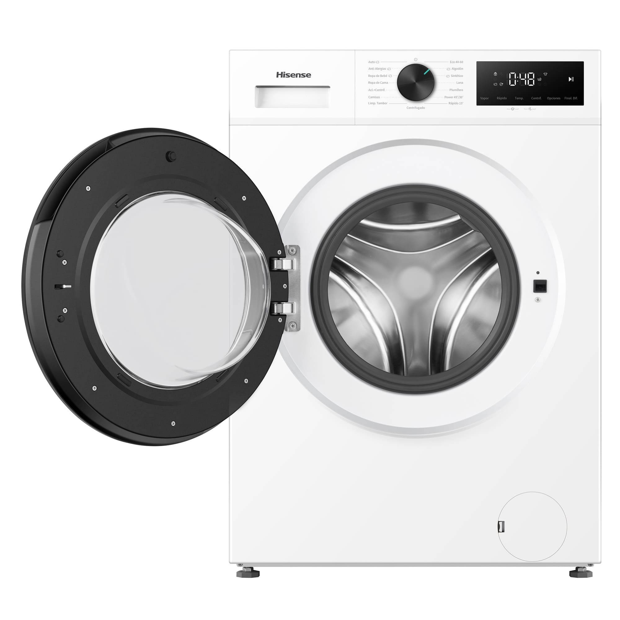 Hisense - WF1I7022BWJ – Lavadora De Libre Instalación, Clase A, 7 Kg, 1200 rpm, Blanco