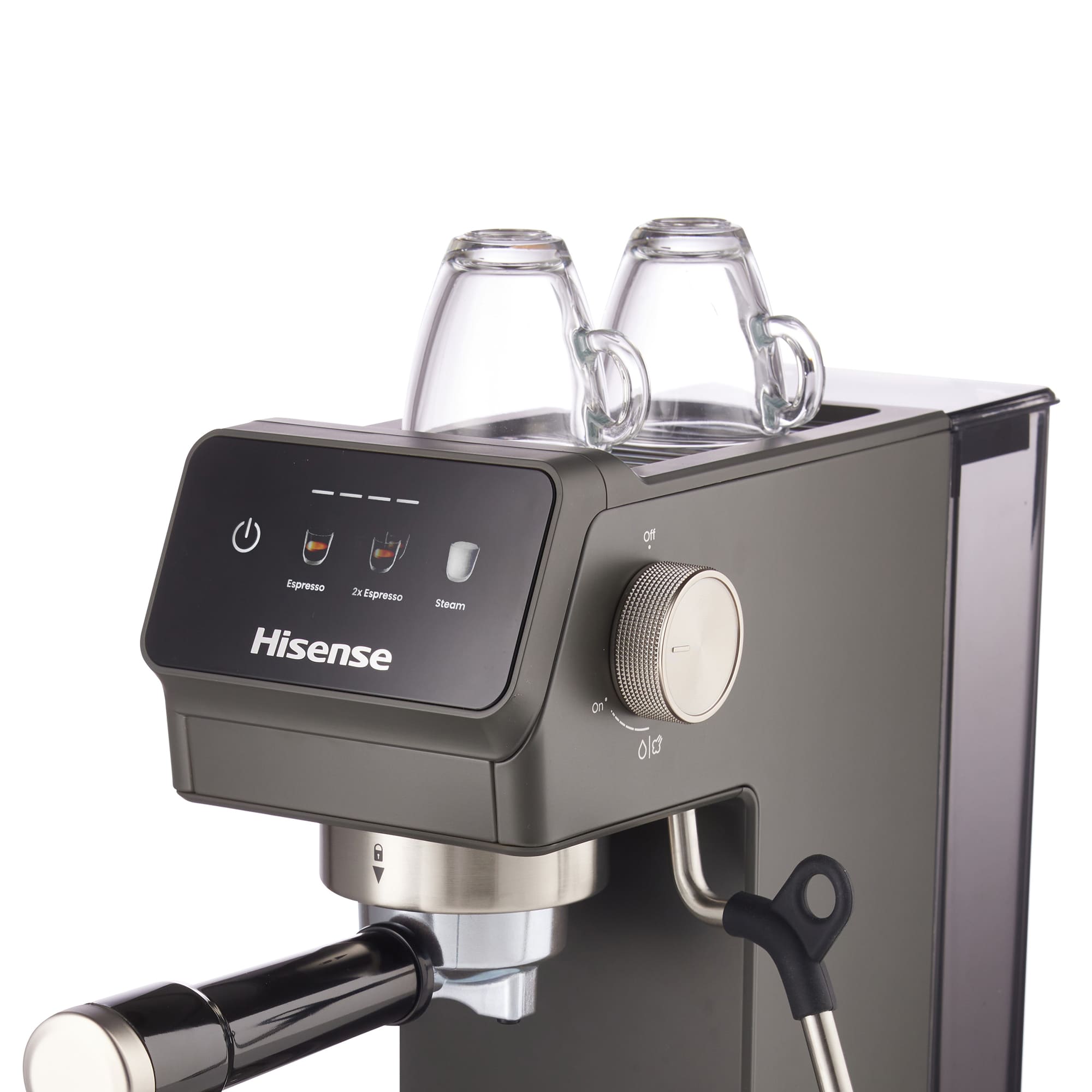 Hisense - Hisense HESCM20LP Cafetera Espresso 20 Bar con PID
