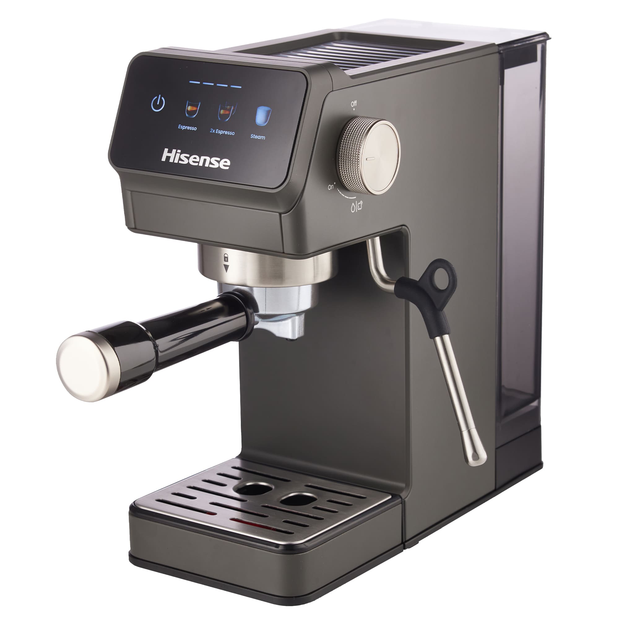 Hisense - Hisense HESCM20LP Cafetera Espresso 20 Bar con PID