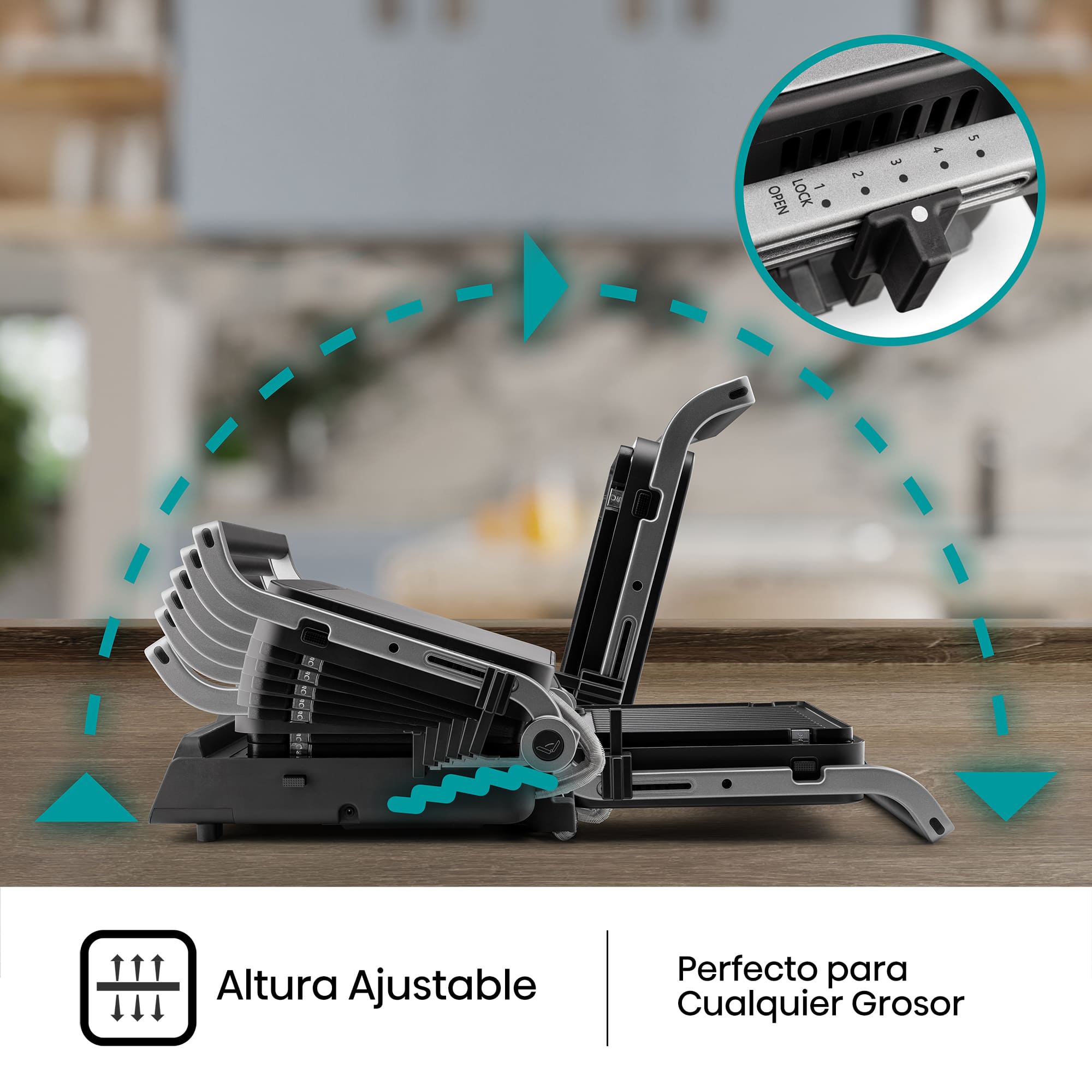 Hisense - Hisense HCG2000D Contact Grill Digital 2000 W