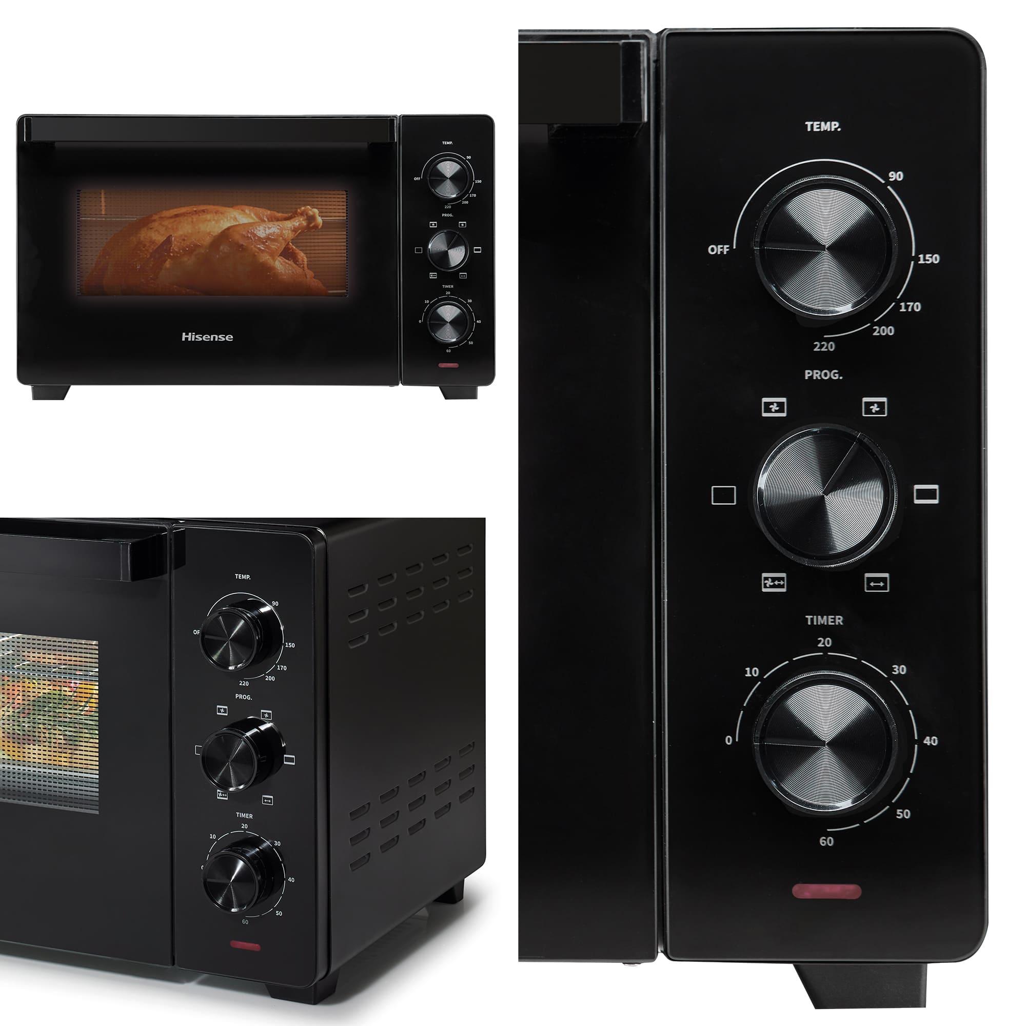 Hisense - Mini Horno Hisense HOM30M HeatWave 30 L