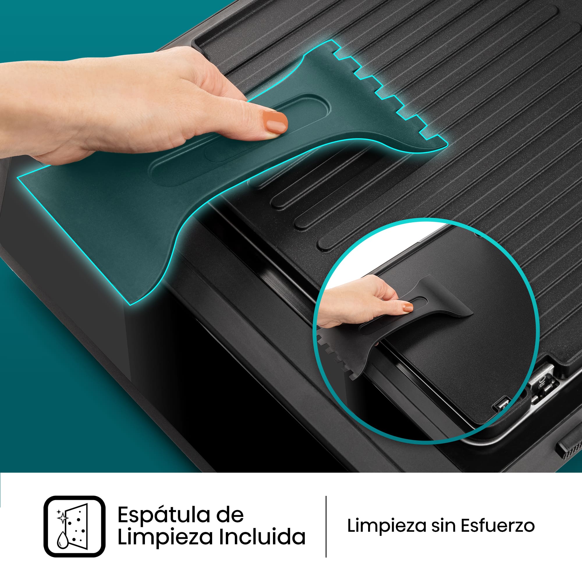 Hisense - Hisense HCG2000D Contact Grill Digital 2000 W