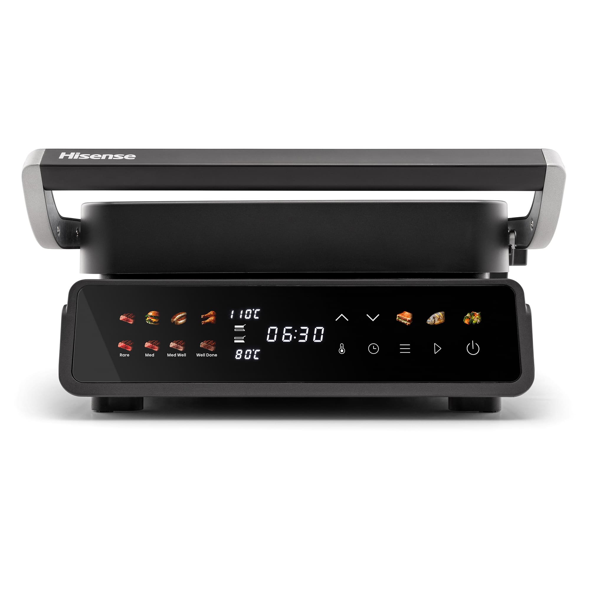 Hisense - Hisense HCG2000D Contact Grill Digital 2000 W