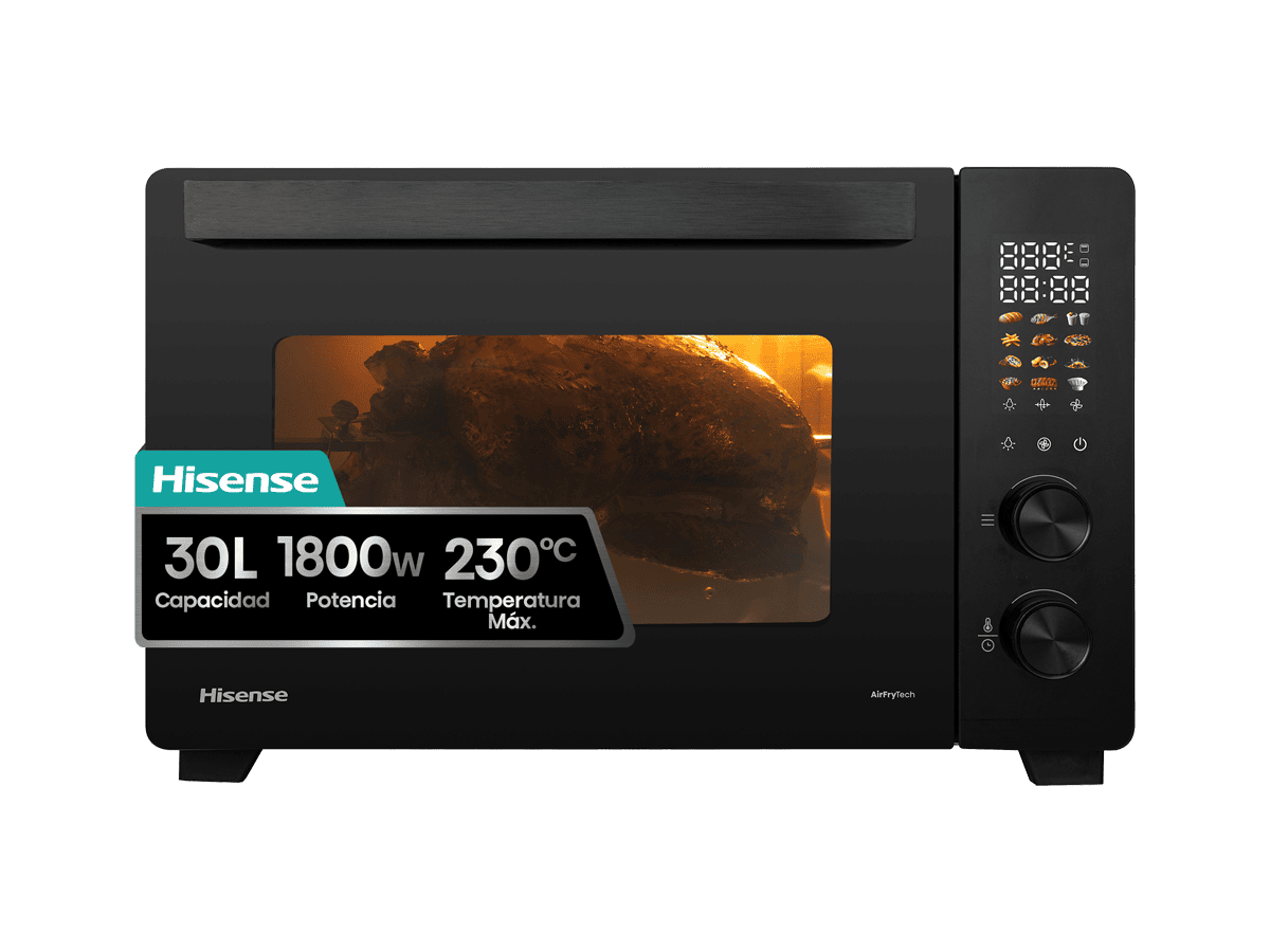 Hisense - Mini Horno Air Fryer Hisense HOM30AF, , 