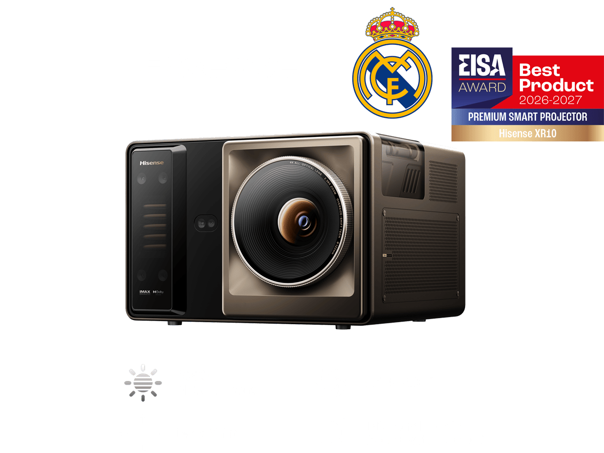 Proyector Láser Hisense XR10 Tiro Largo Fuente TriLáser
