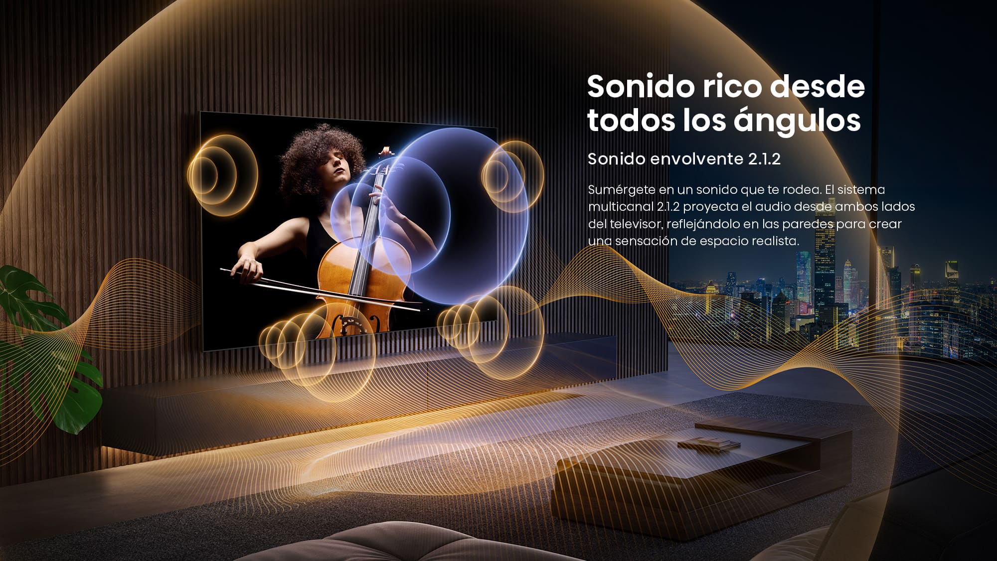 15 Sonido envolvente multicanal 2.1.2