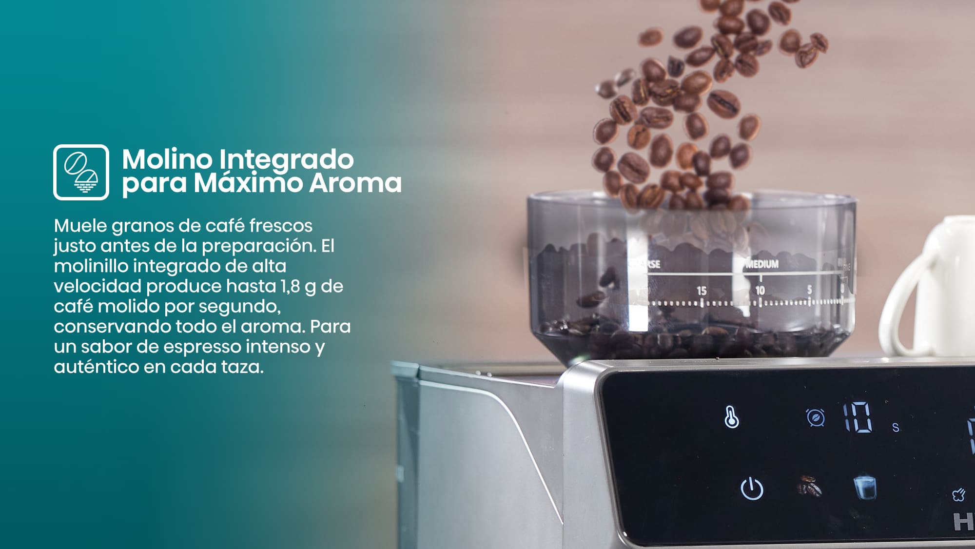 2-1-Built-in grinder for maximum aroma