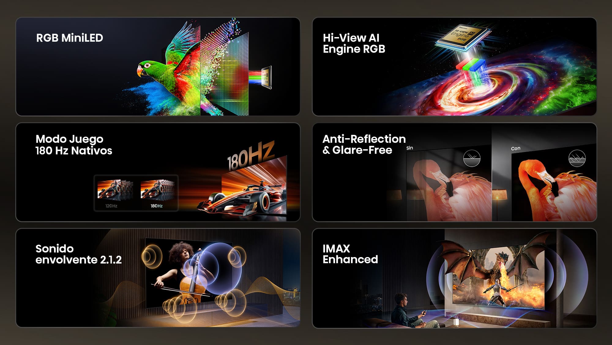 2 Galería de características destacadas