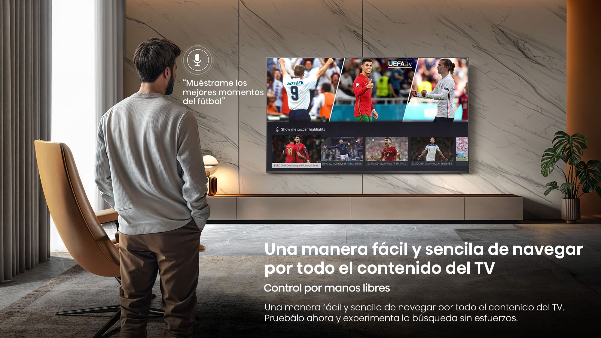 23 Control por voz manos libres