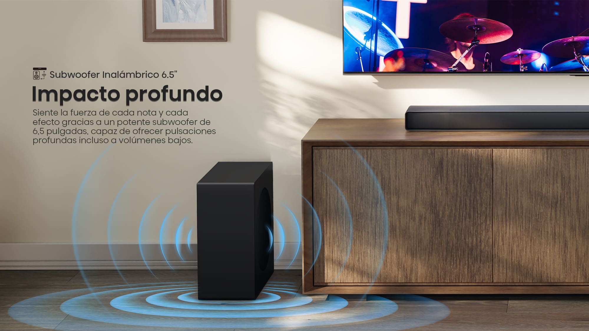 4-6.5’‘ Wireless subwoofer