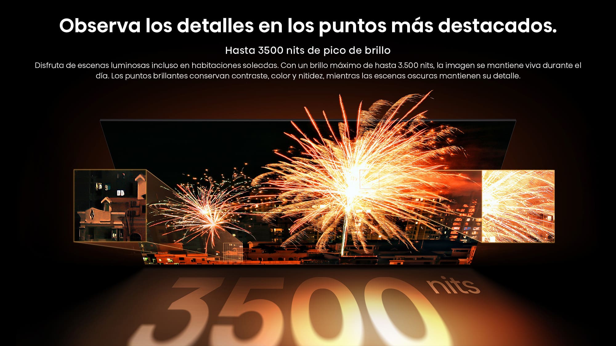 5 Brillo máximo de hasta 3500 nits