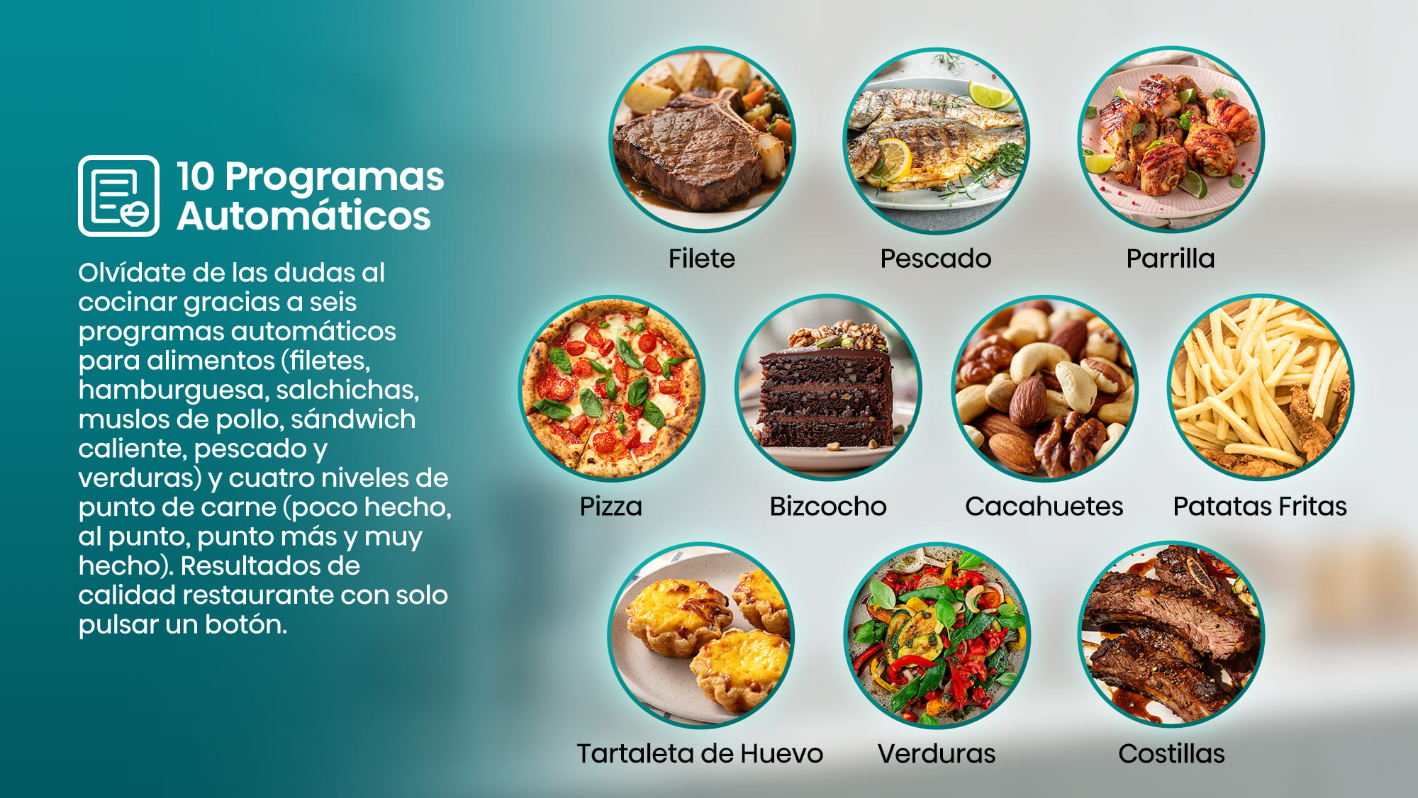 6 -10 pre-set programmes