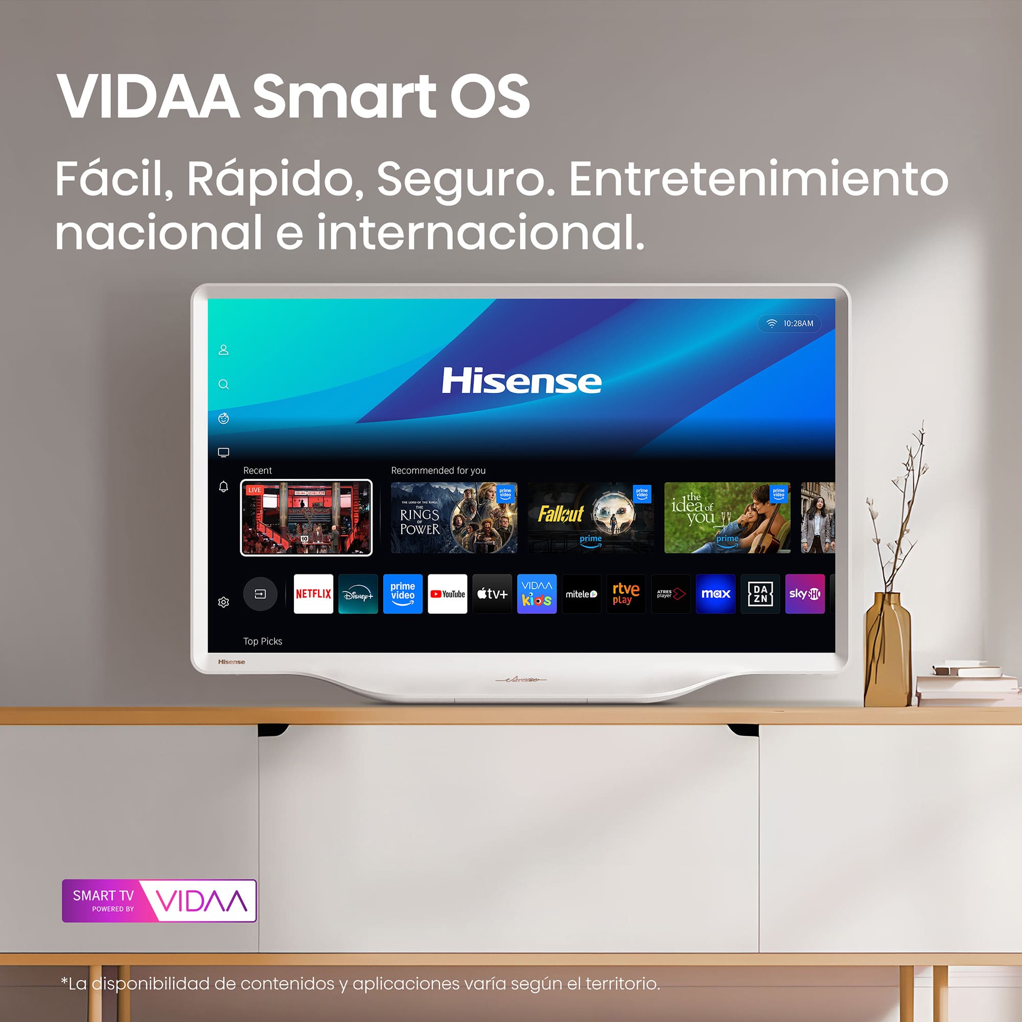 Hisense - Serie LifeStyle Deco TV 43S5Q