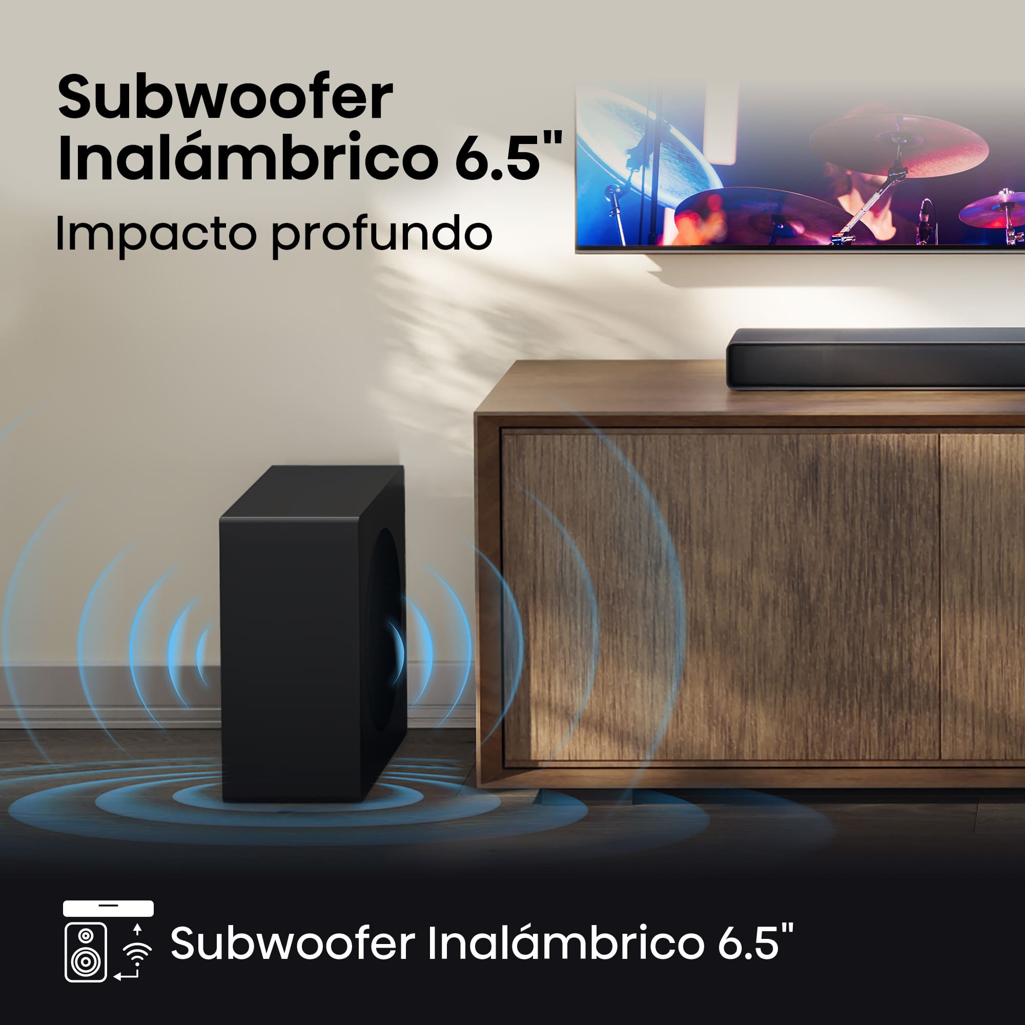 Hisense - Hisense AX3120Q Barra de sonido 3.1.2, 440W, Dolby Atmos & DTS:X