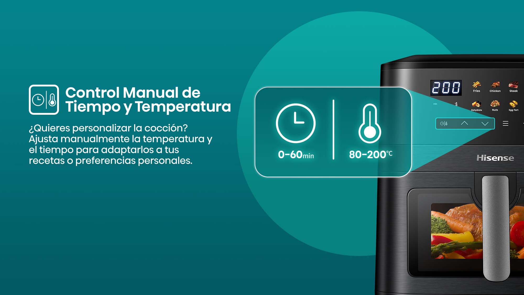 8. Manual Temp and Time control