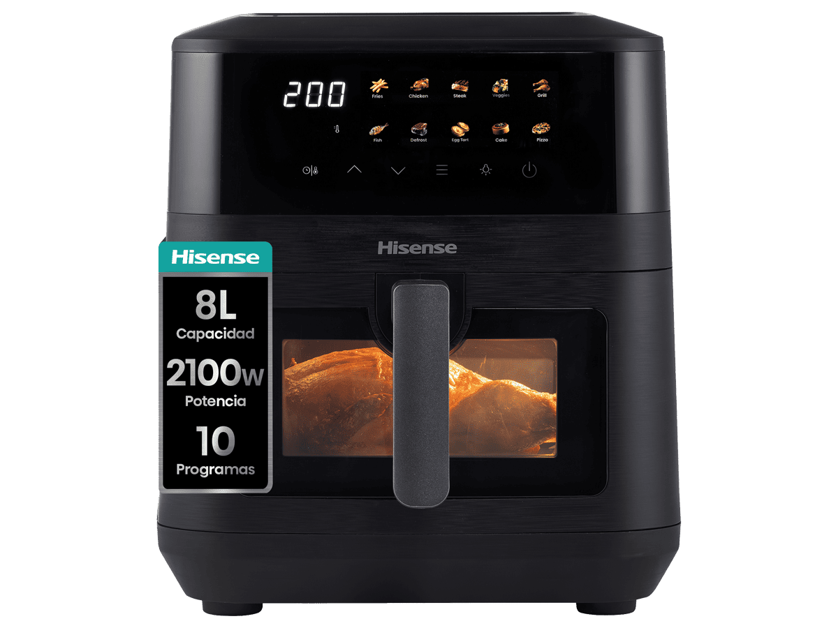 Hisense - Hisense HAF2100DCD Freidora de Aire 7,7 L, , 