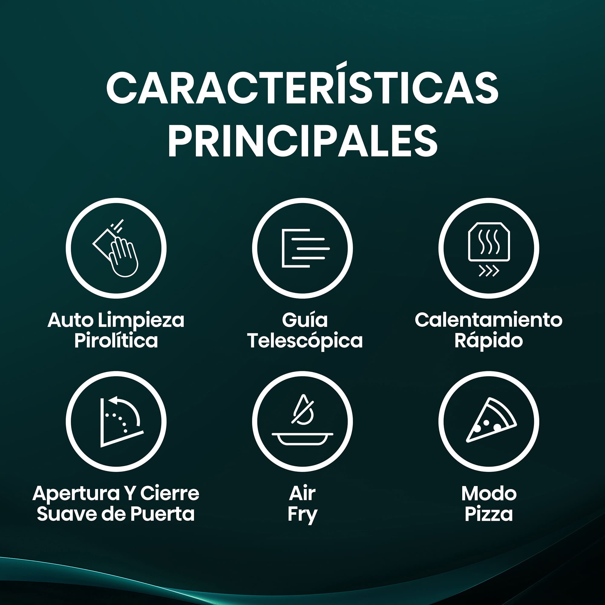 Hisense - BI64223EPBG – Horno Pirolítico, Clase A++, Capacidad 78L, Color Cristal Negro