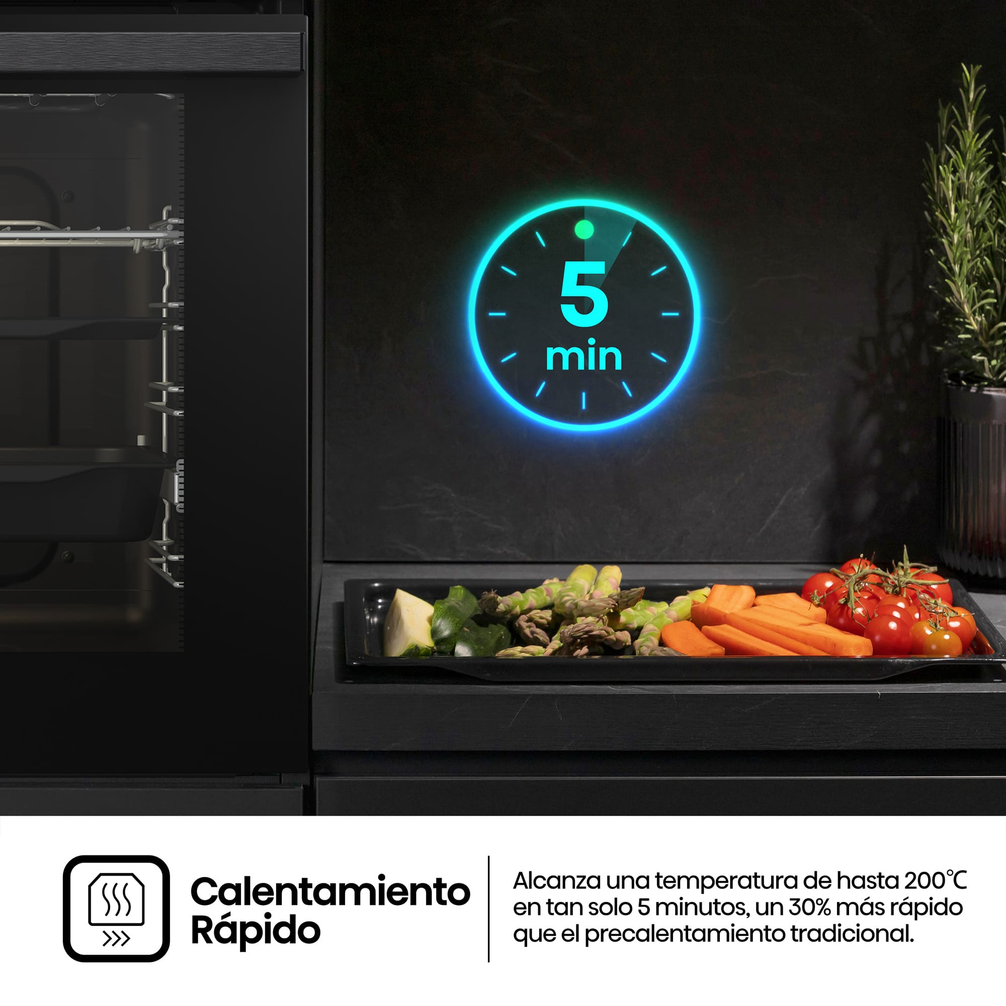 Hisense - BI64223EPBG – Horno Pirolítico, Clase A++, Capacidad 78L, Color Cristal Negro