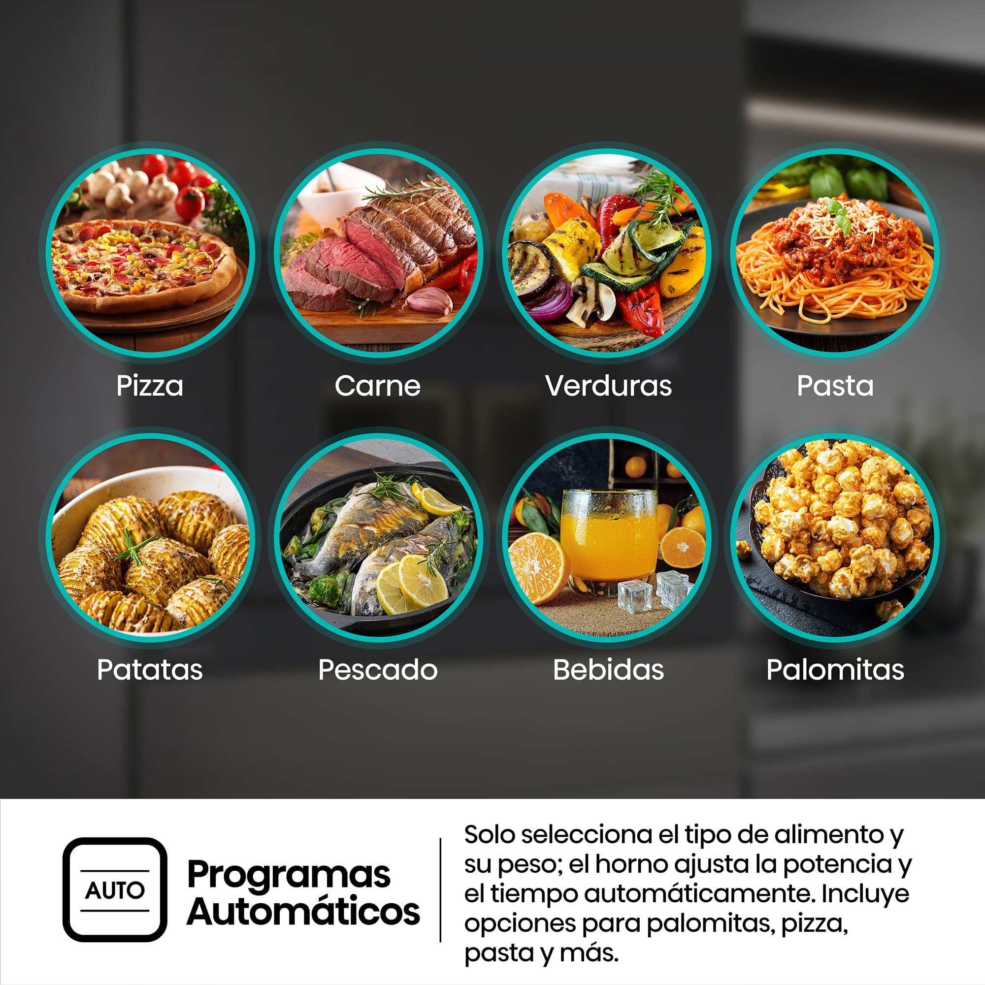 Hisense - BIM320G52MG – Microondas De Integración, Capacidad 20L, Color Negro Mate