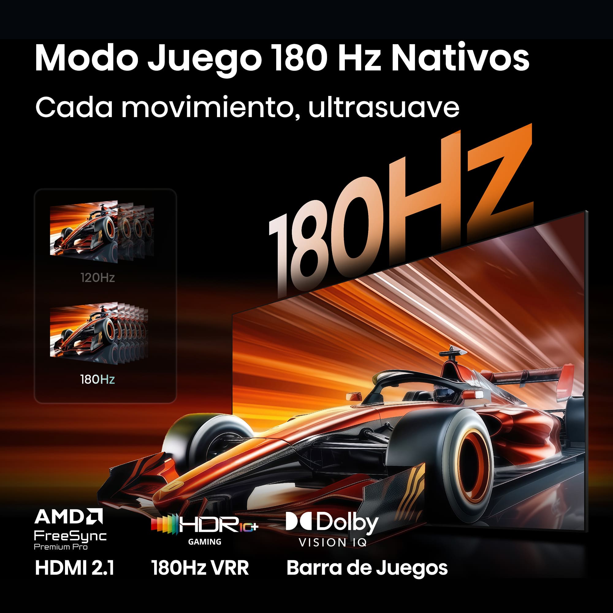 Hisense - Serie UR8 RGB MiniLED Hisense TV 75UR8S