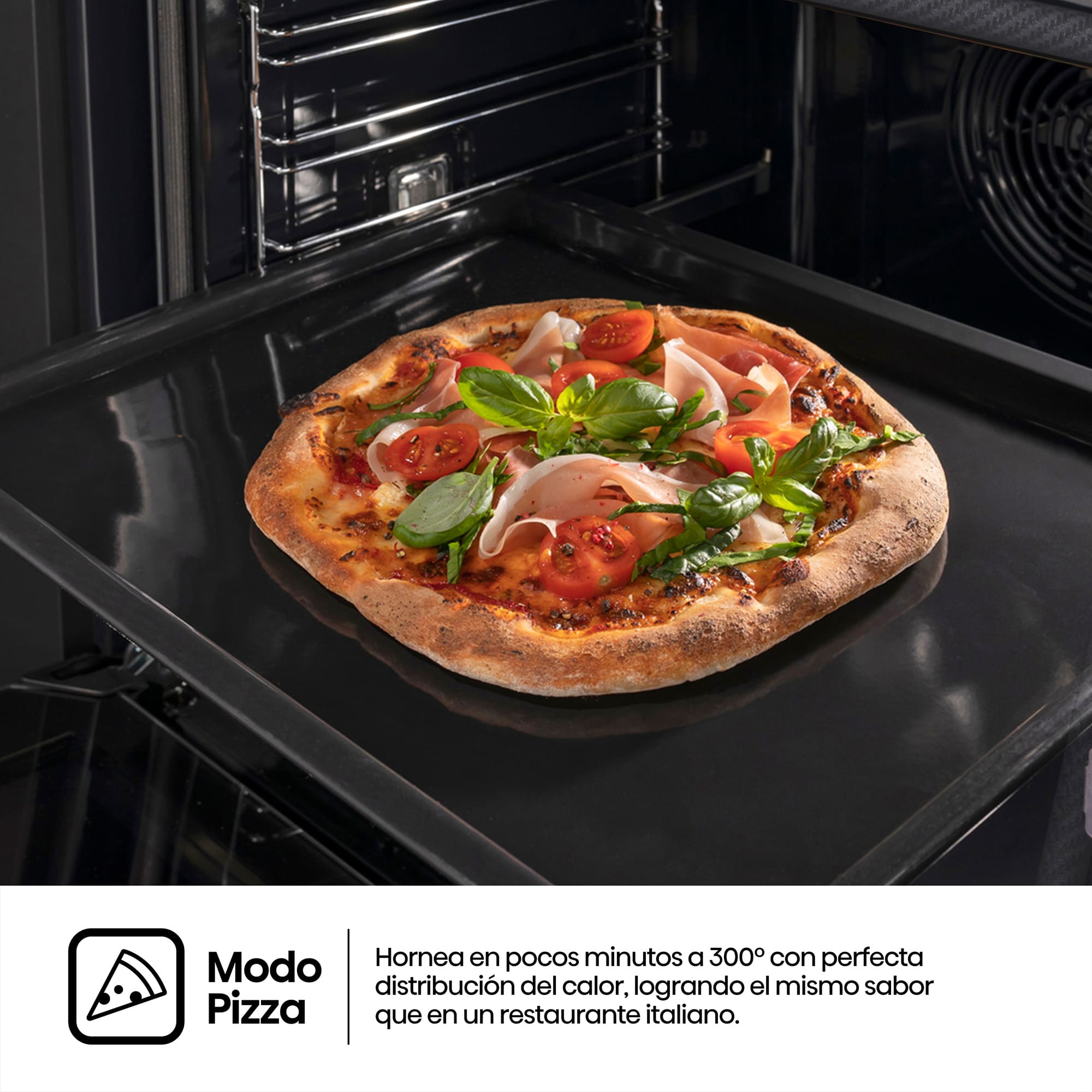 Hisense - BI64223EPBG – Horno Pirolítico, Clase A++, Capacidad 78L, Color Cristal Negro