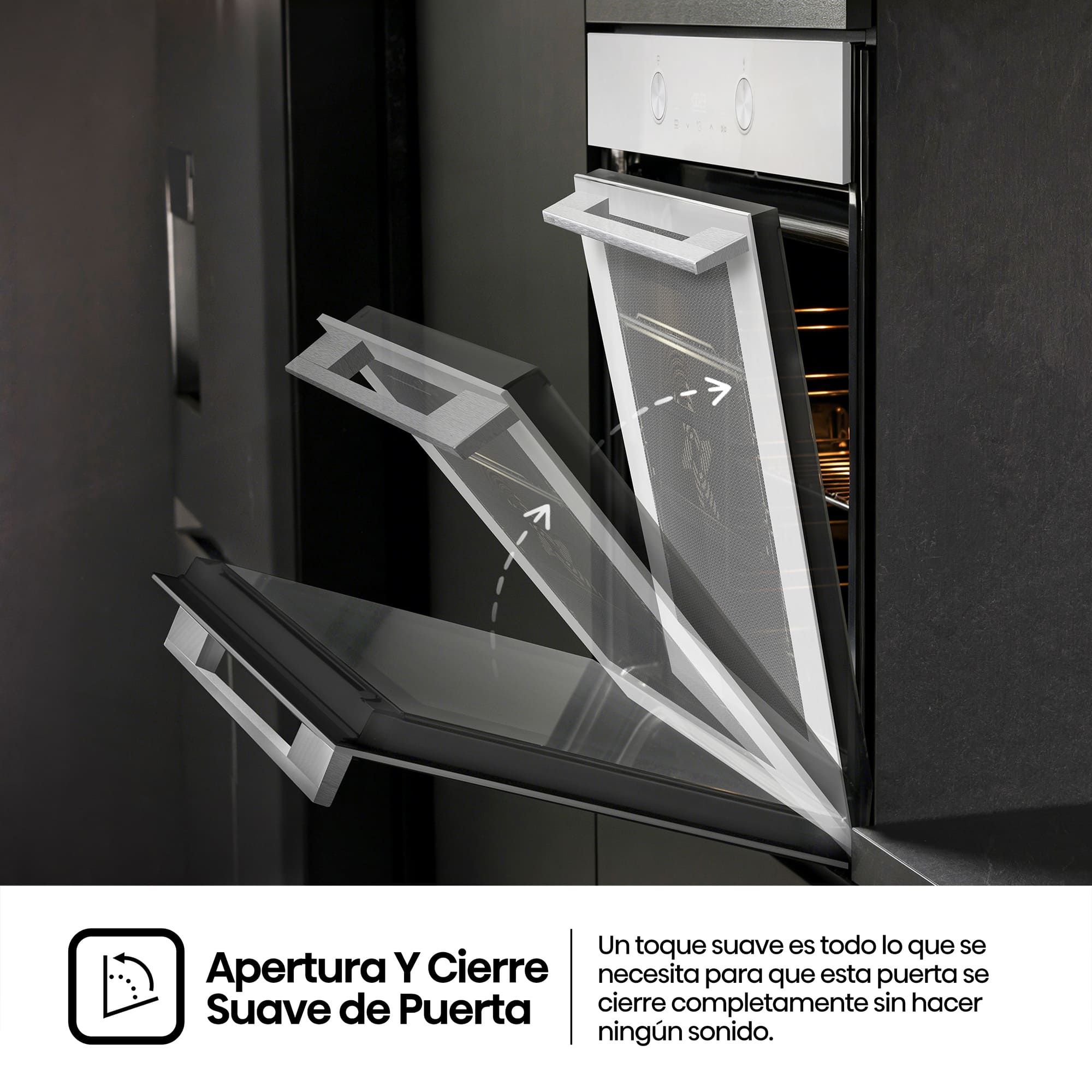 Hisense - BI64223EPWG – Horno Pirolítico, Clase A++, Capacidad 78L, Color Cristal Blanco