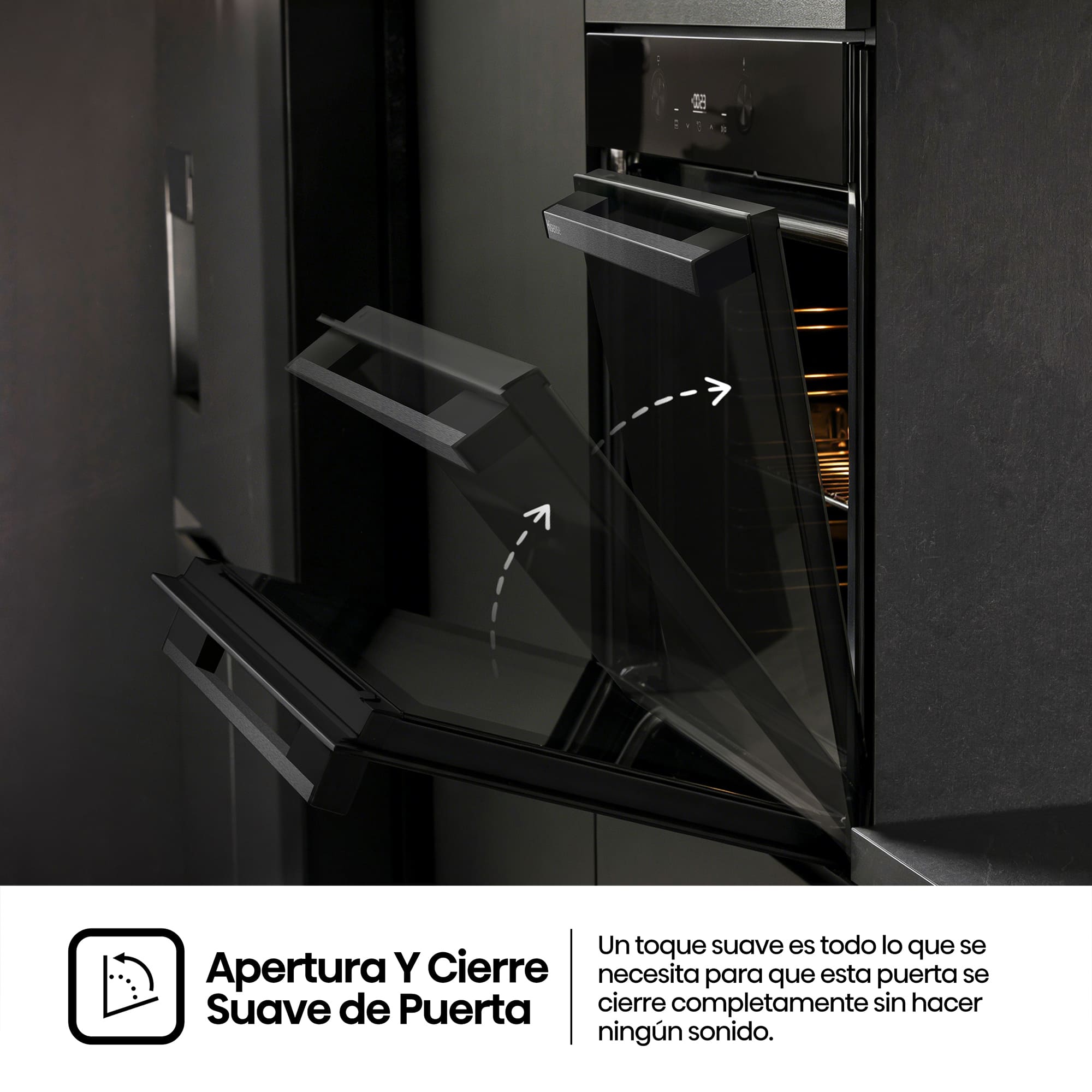 Hisense - BI64223EPBG – Horno Pirolítico, Clase A++, Capacidad 78L, Color Cristal Negro