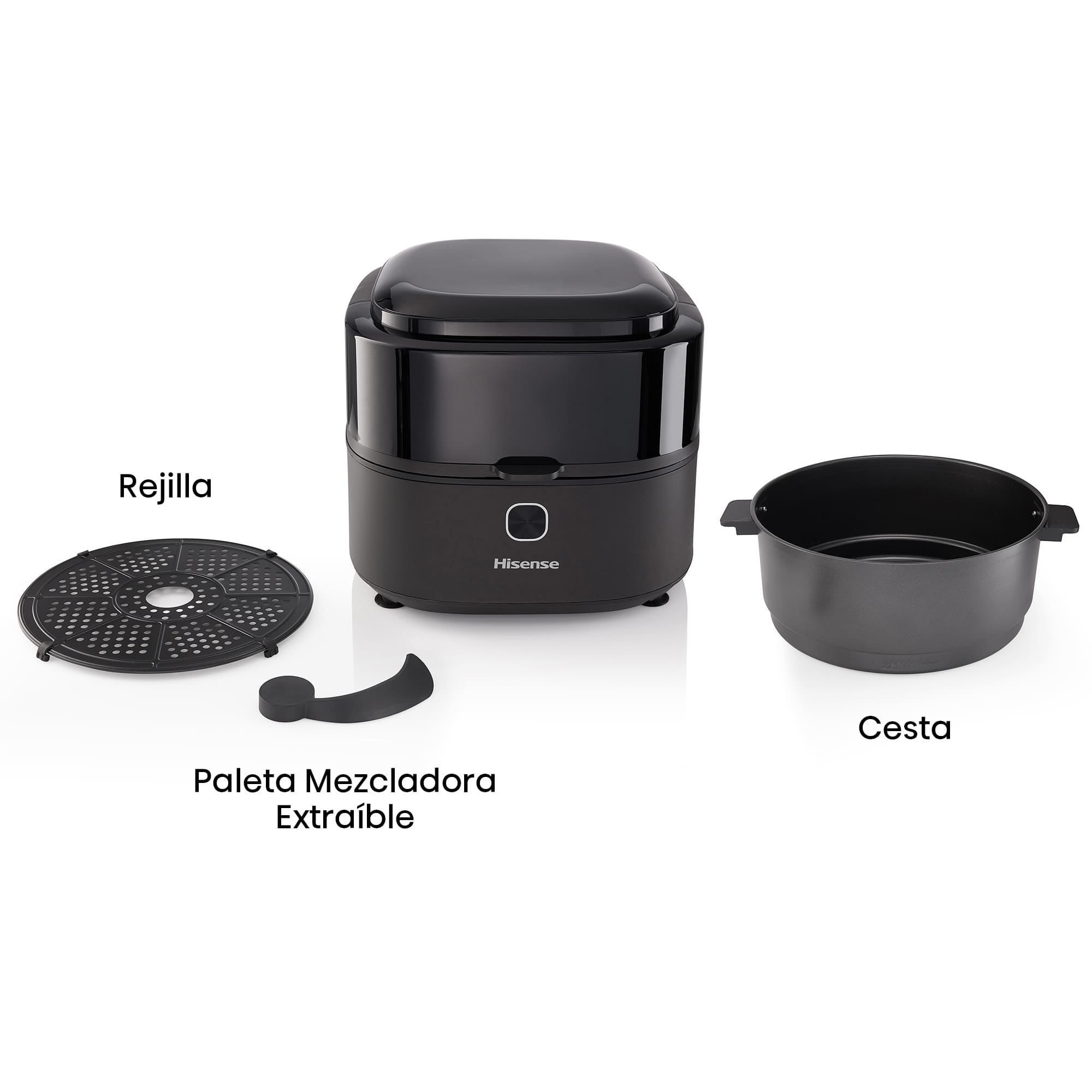 Hisense - Hisense HAF1350DR Freidora de Aire 6,7 L