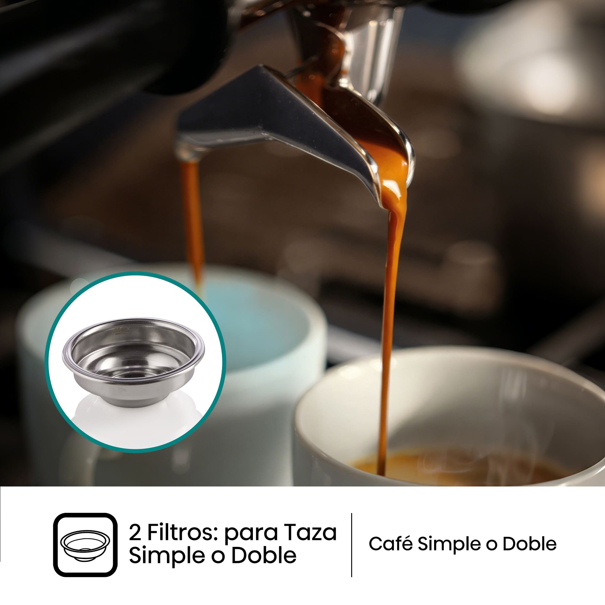 Hisense - Hisense HSACM20LP Cafetera Espresso Automática 20 Bar con Molinillo y PID