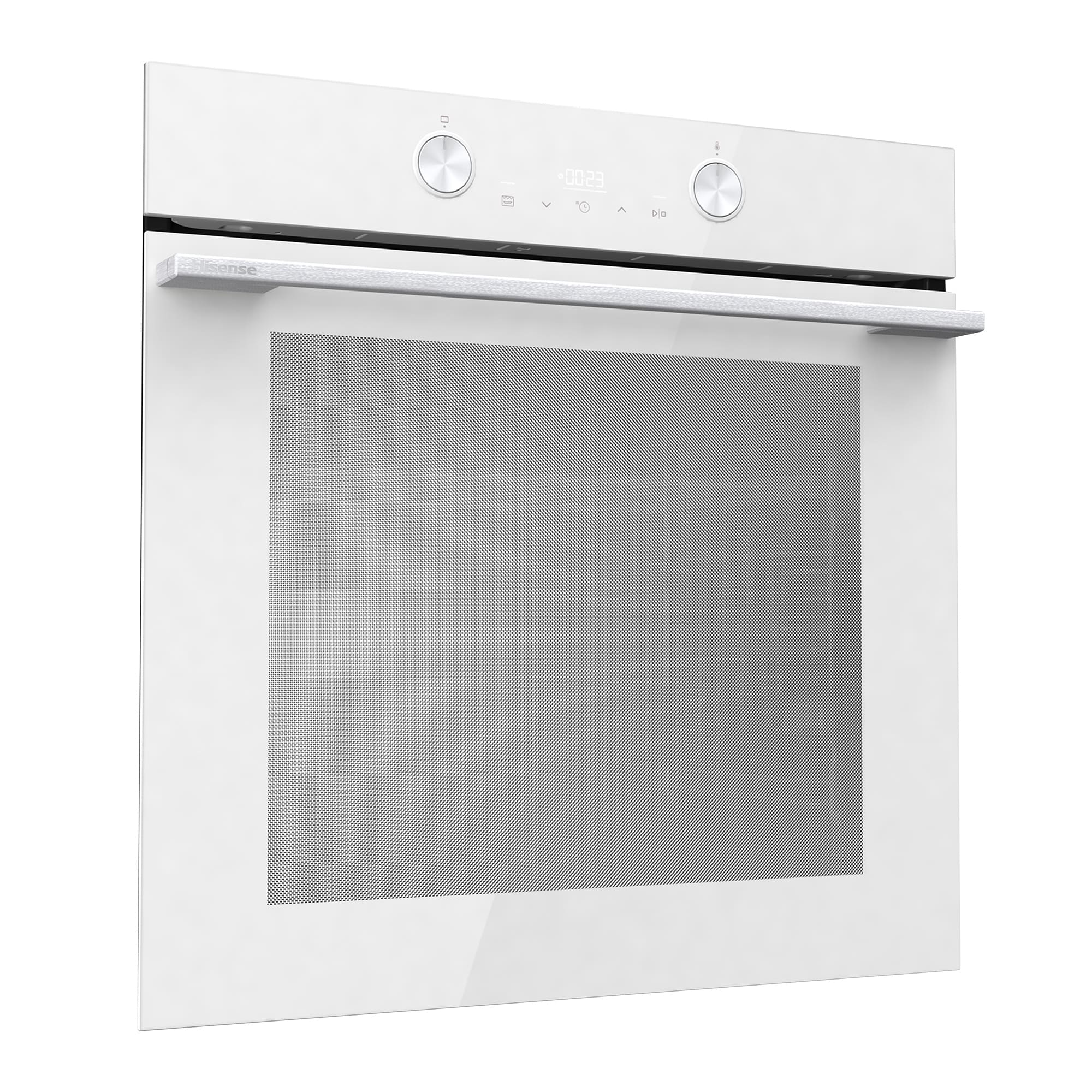 Hisense - BI64223EPWG – Horno Pirolítico, Clase A++, Capacidad 78L, Color Cristal Blanco