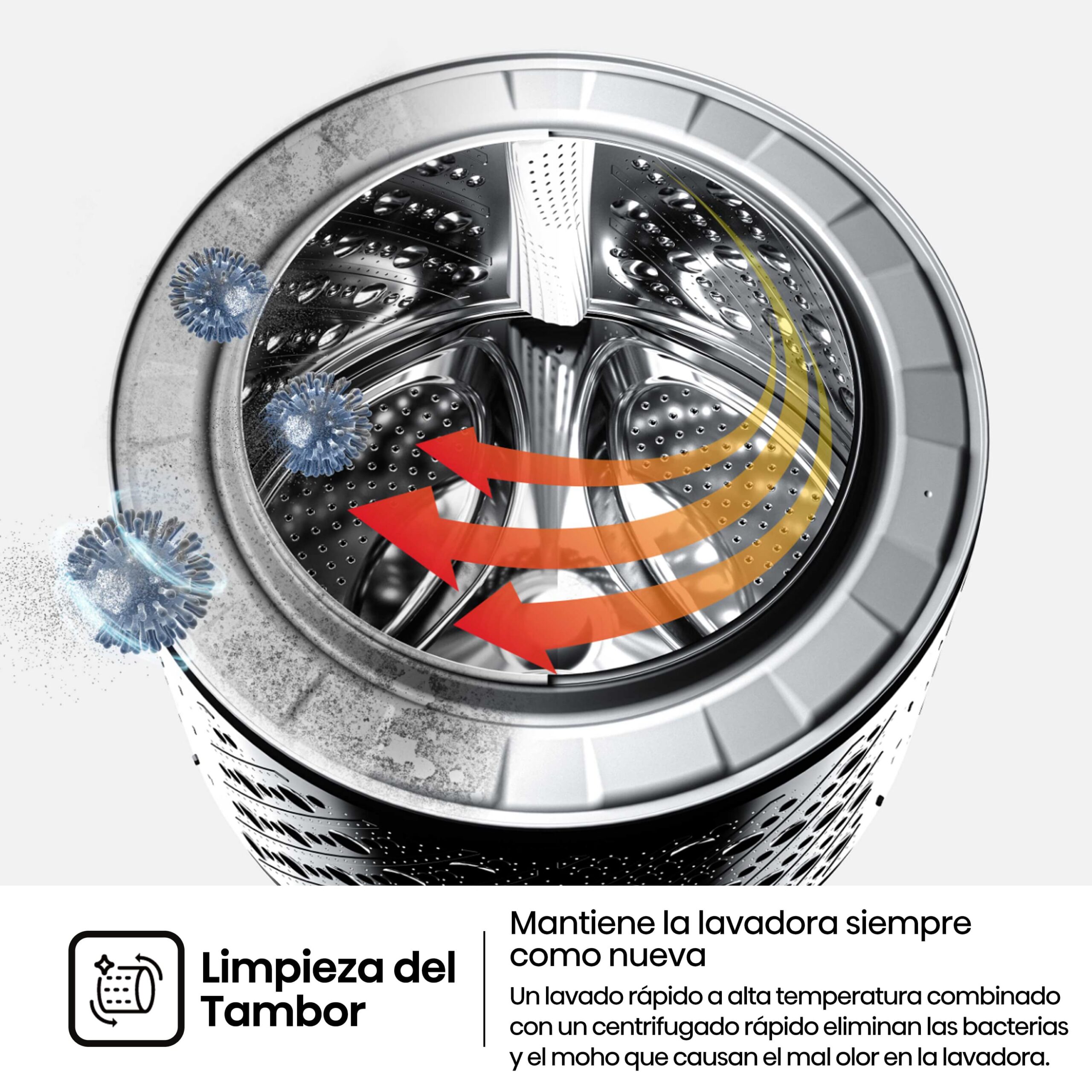 Hisense - WF1I1342BWM – Lavadora De Libre Instalación, Clase A, 13 Kg, 1400 rpm, Blanco