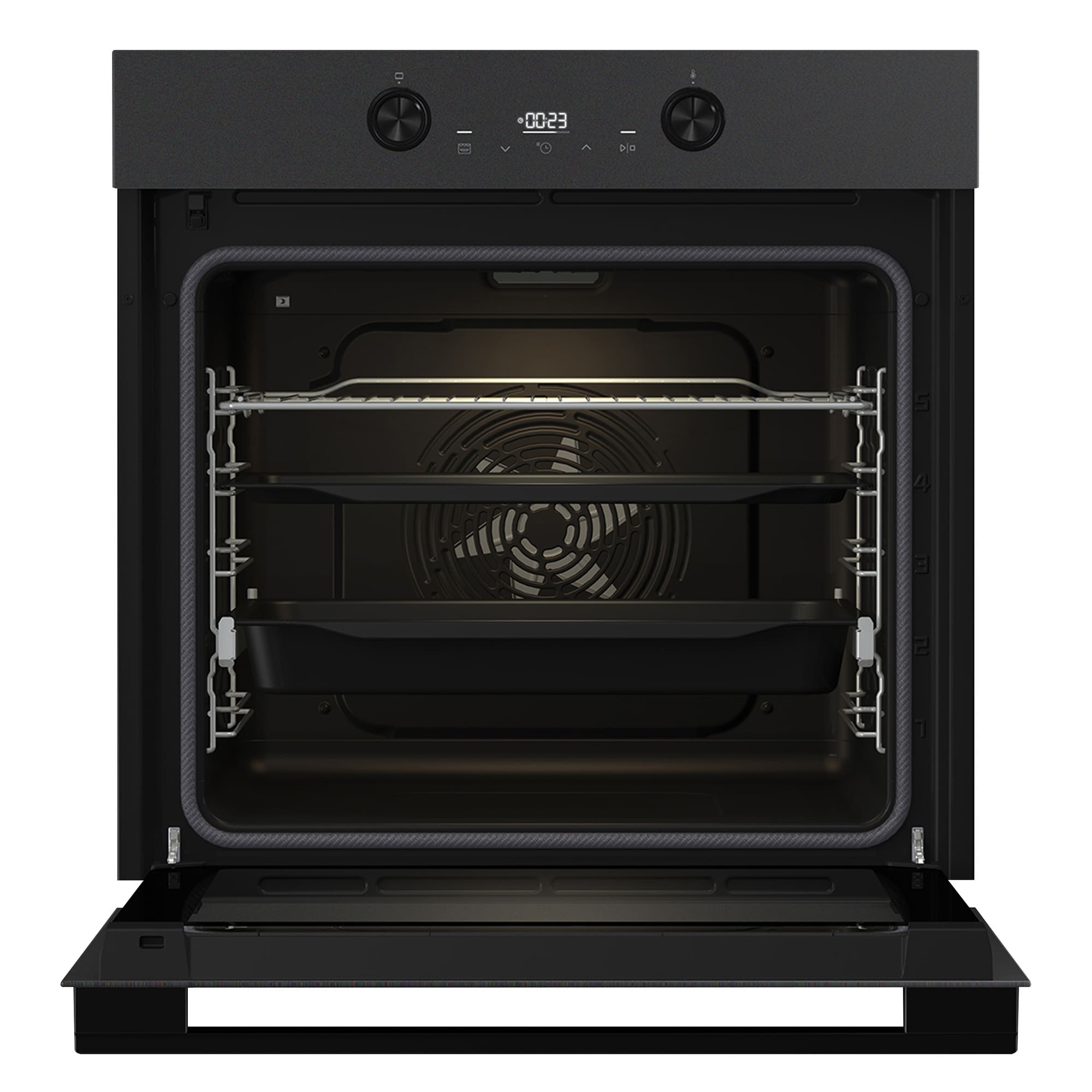 Hisense - BI64223EPMB – Horno Pirolítico, Clase A++, Capacidad 78L, Color Negro Mate