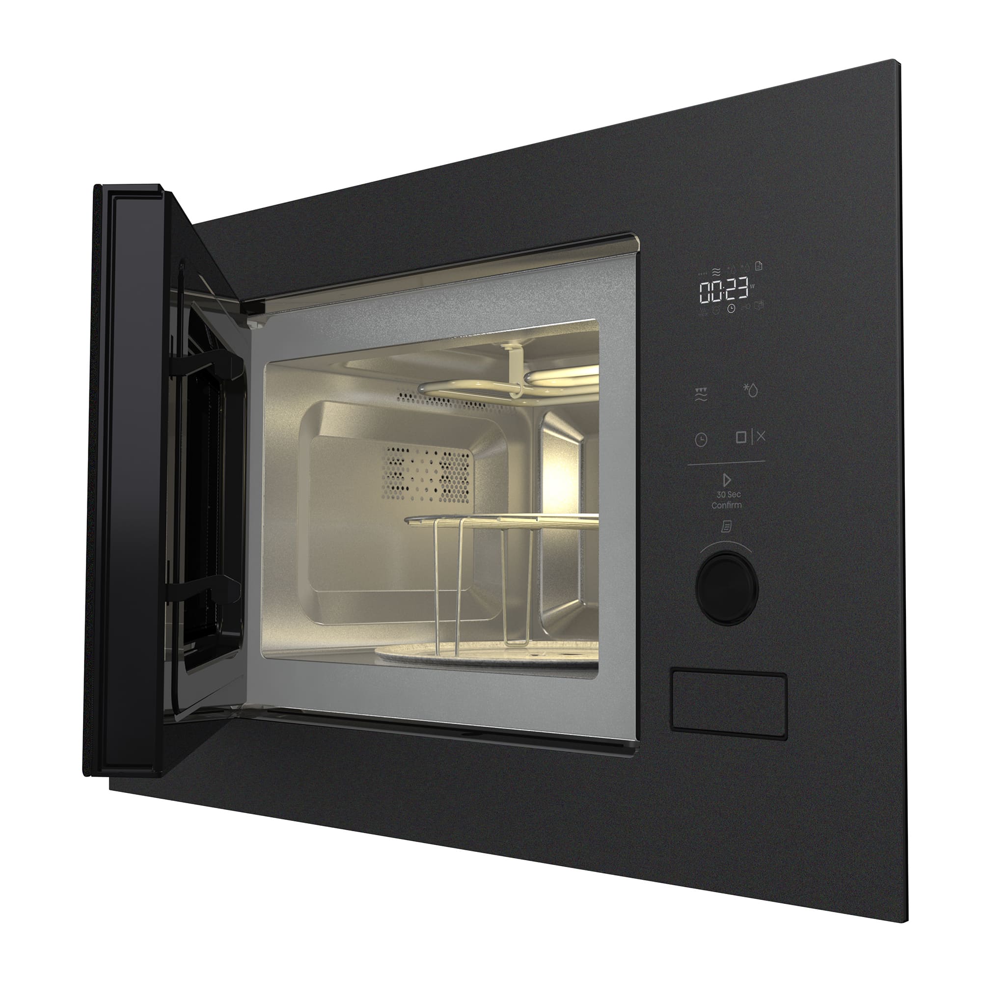 Hisense - BIM320G52MG – Microondas De Integración, Capacidad 20L, Color Negro Mate