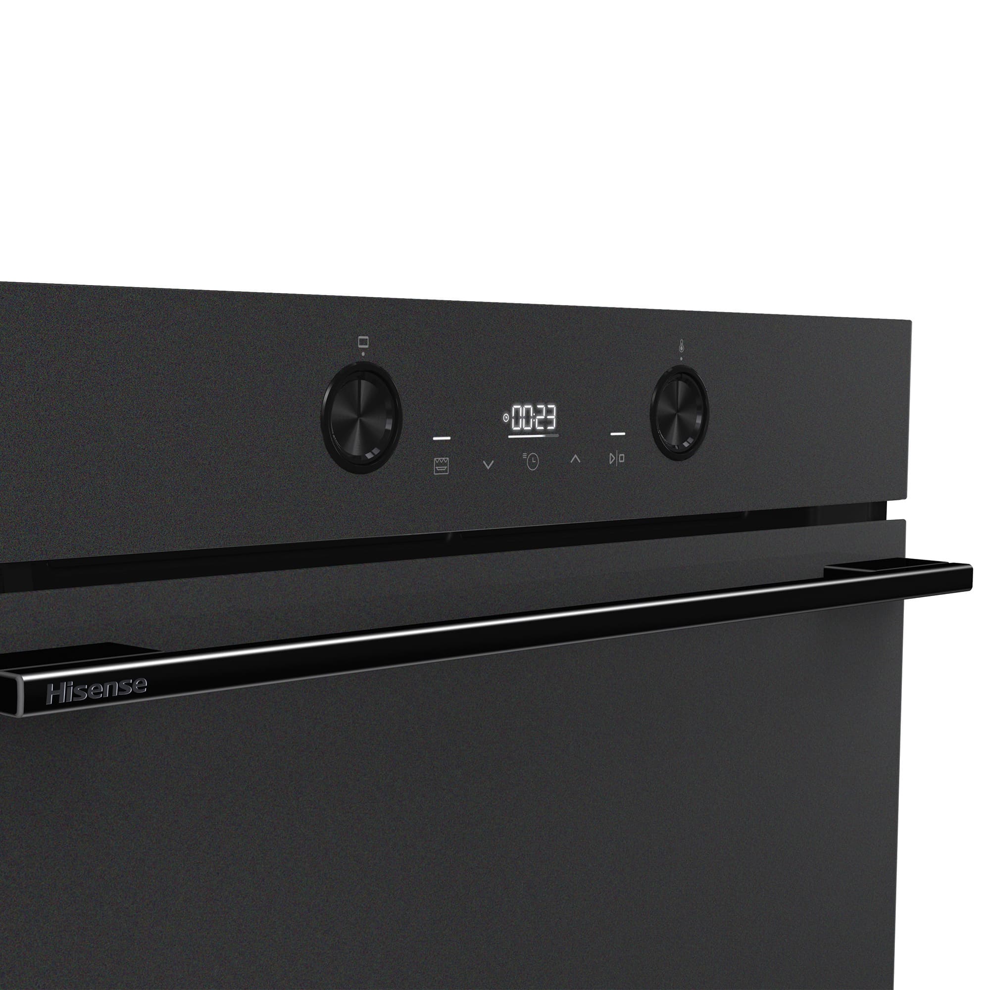 Hisense - BI64223EPMB – Horno Pirolítico, Clase A++, Capacidad 78L, Color Negro Mate