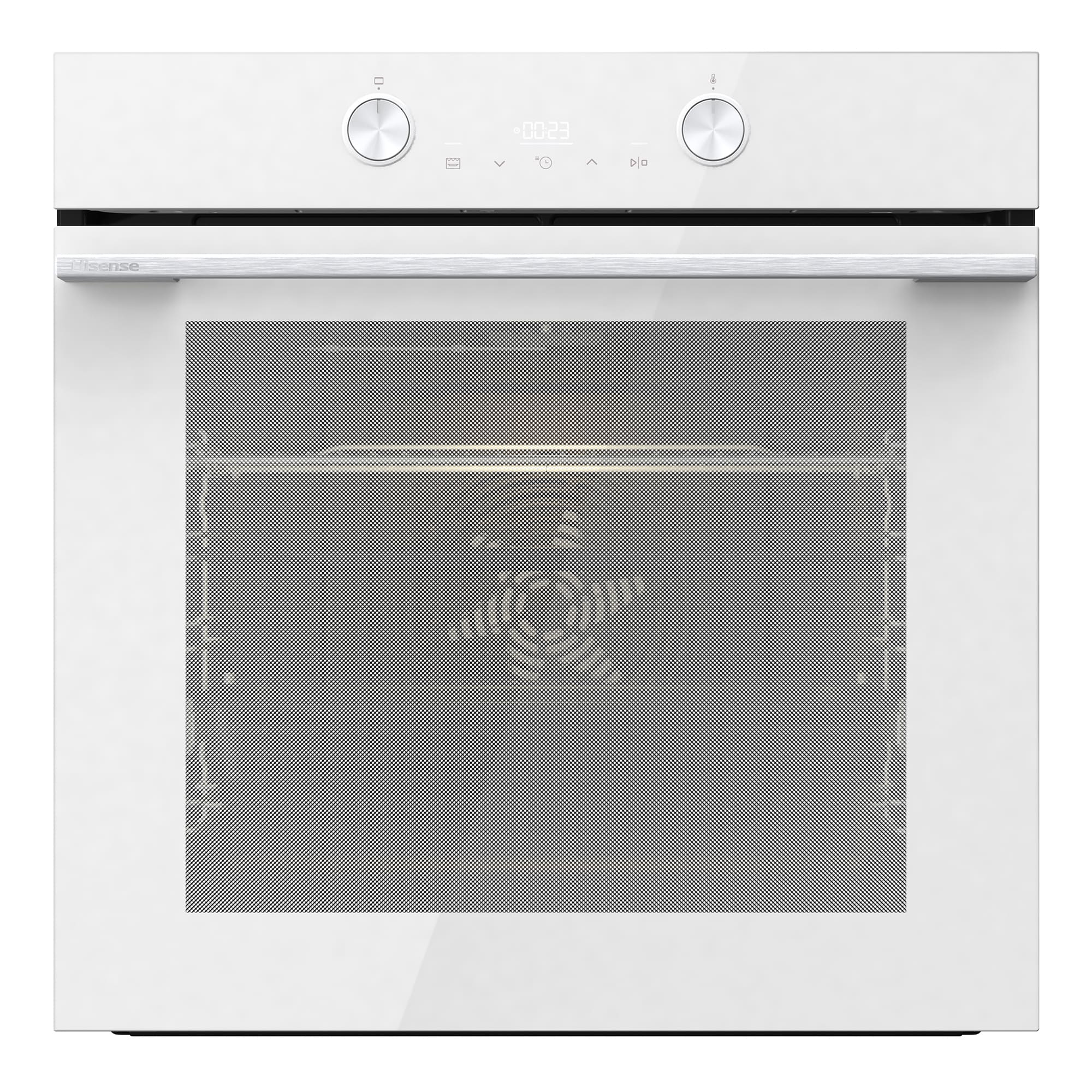 Hisense - BI64223EPWG – Horno Pirolítico, Clase A++, Capacidad 78L, Color Cristal Blanco