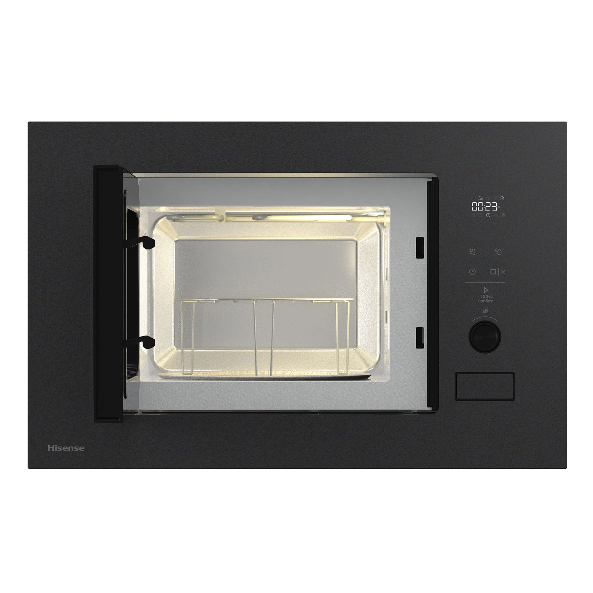 Hisense - BIM320G52MG – Microondas De Integración, Capacidad 20L, Color Negro Mate