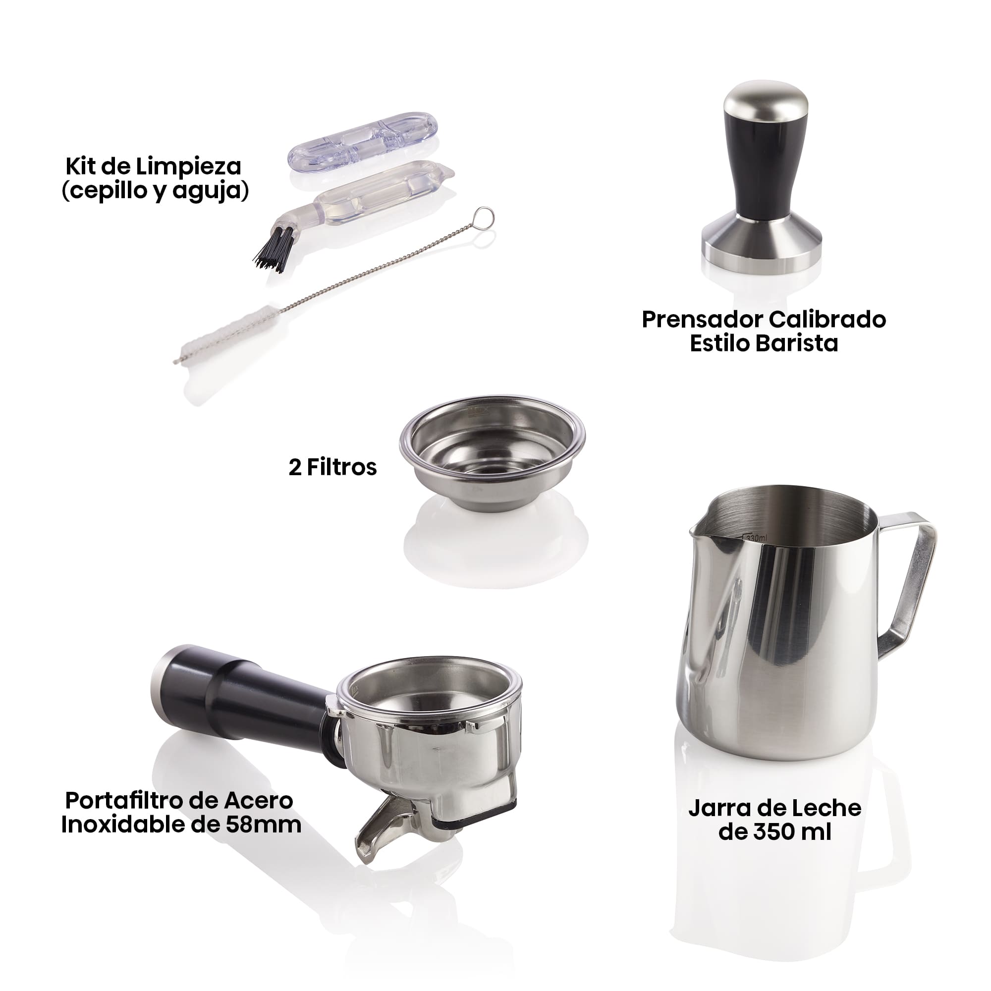 Hisense - Hisense HSACM20LP Cafetera Espresso Automática 20 Bar con Molinillo y PID